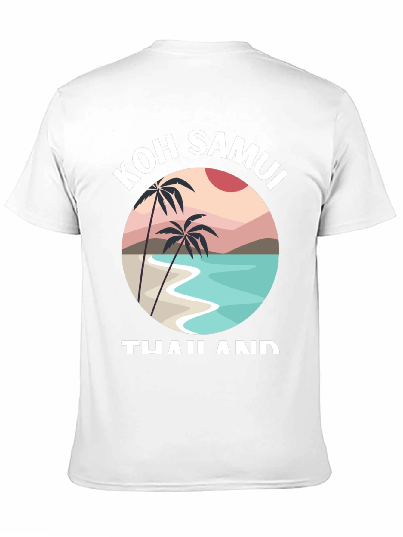 Koh Samui Thailand T-Shirt - Tropical Island Design