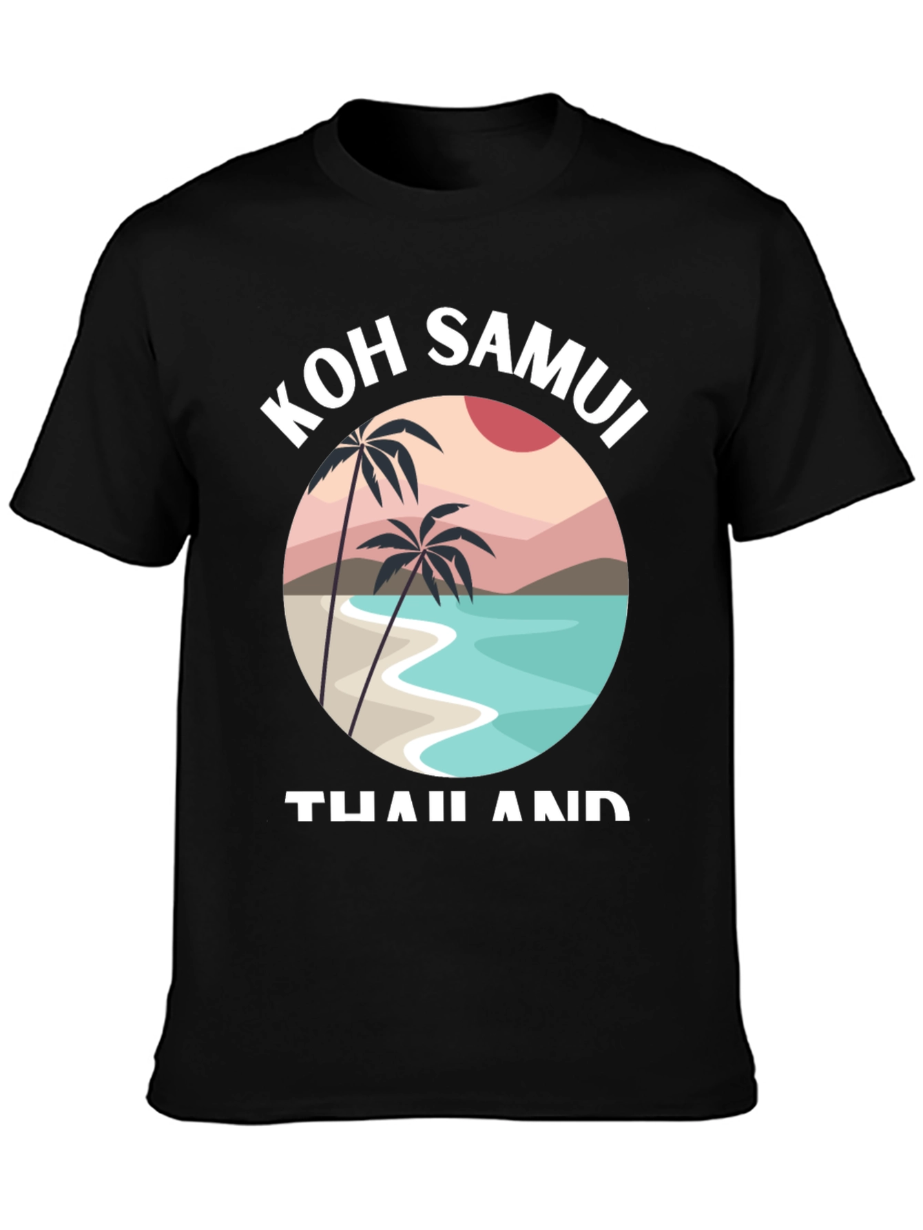 Koh Samui Thailand T-Shirt - Tropical Island Design