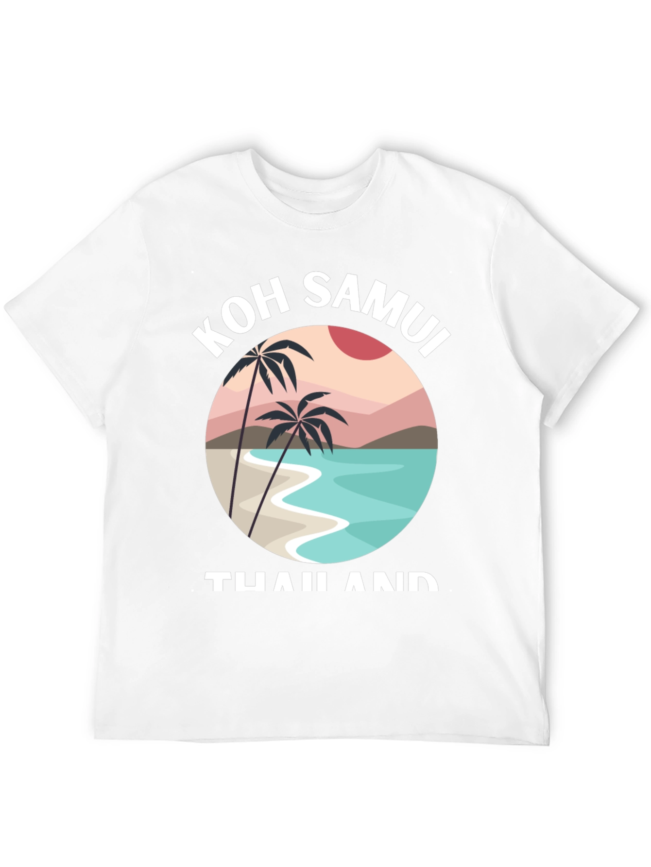 Koh Samui Thailand T-Shirt - Tropical Island Design