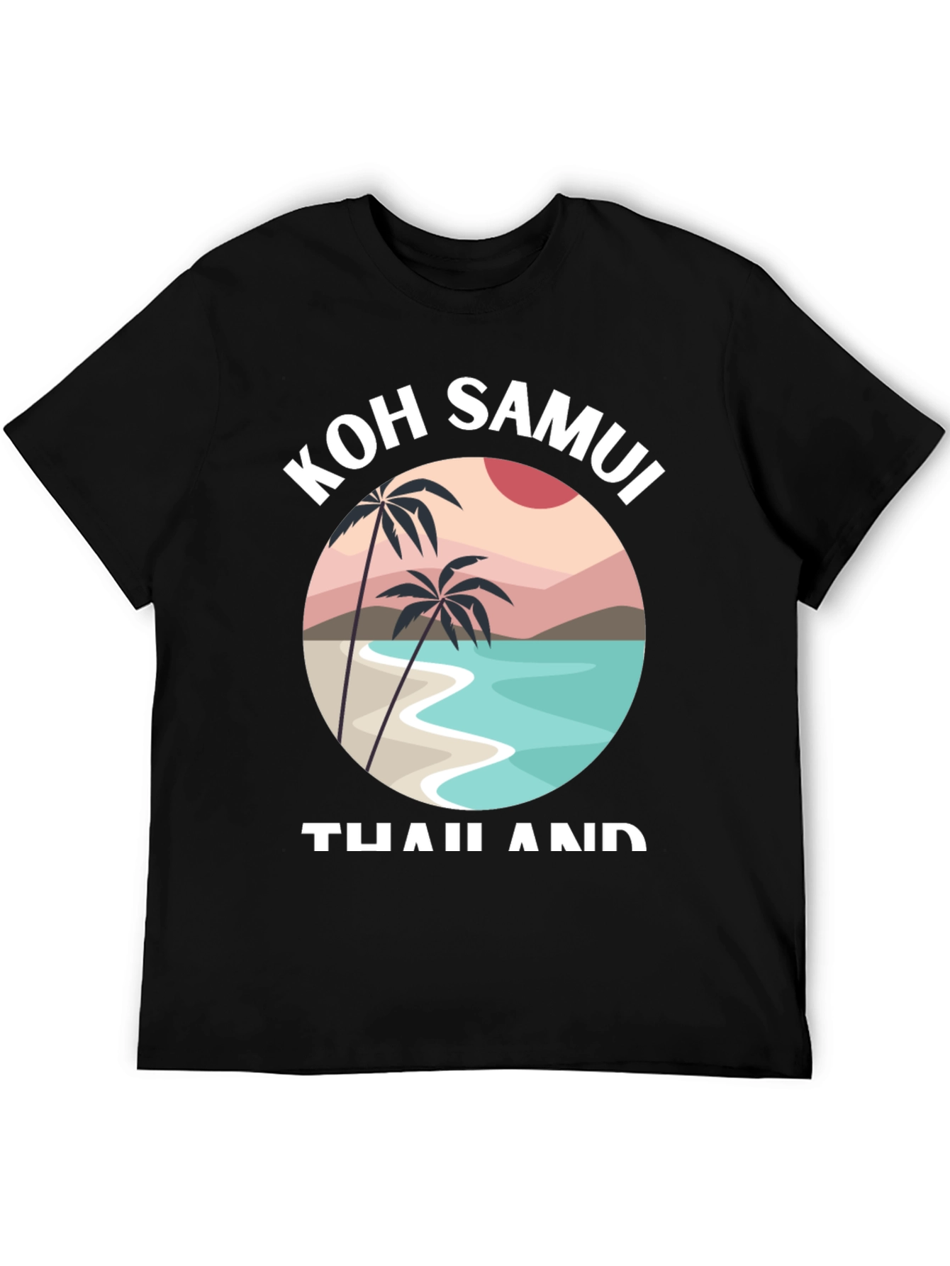 Koh Samui Thailand T-Shirt - Tropical Island Design