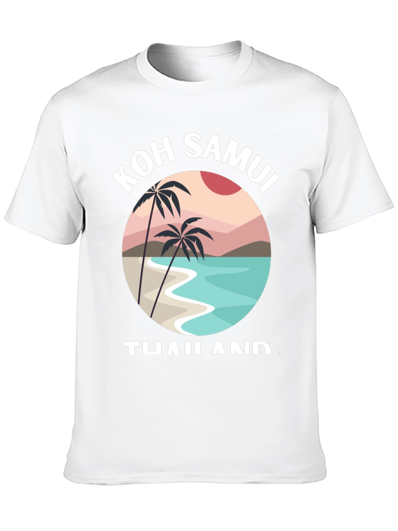 Koh Samui Thailand T-Shirt - Tropical Island Design