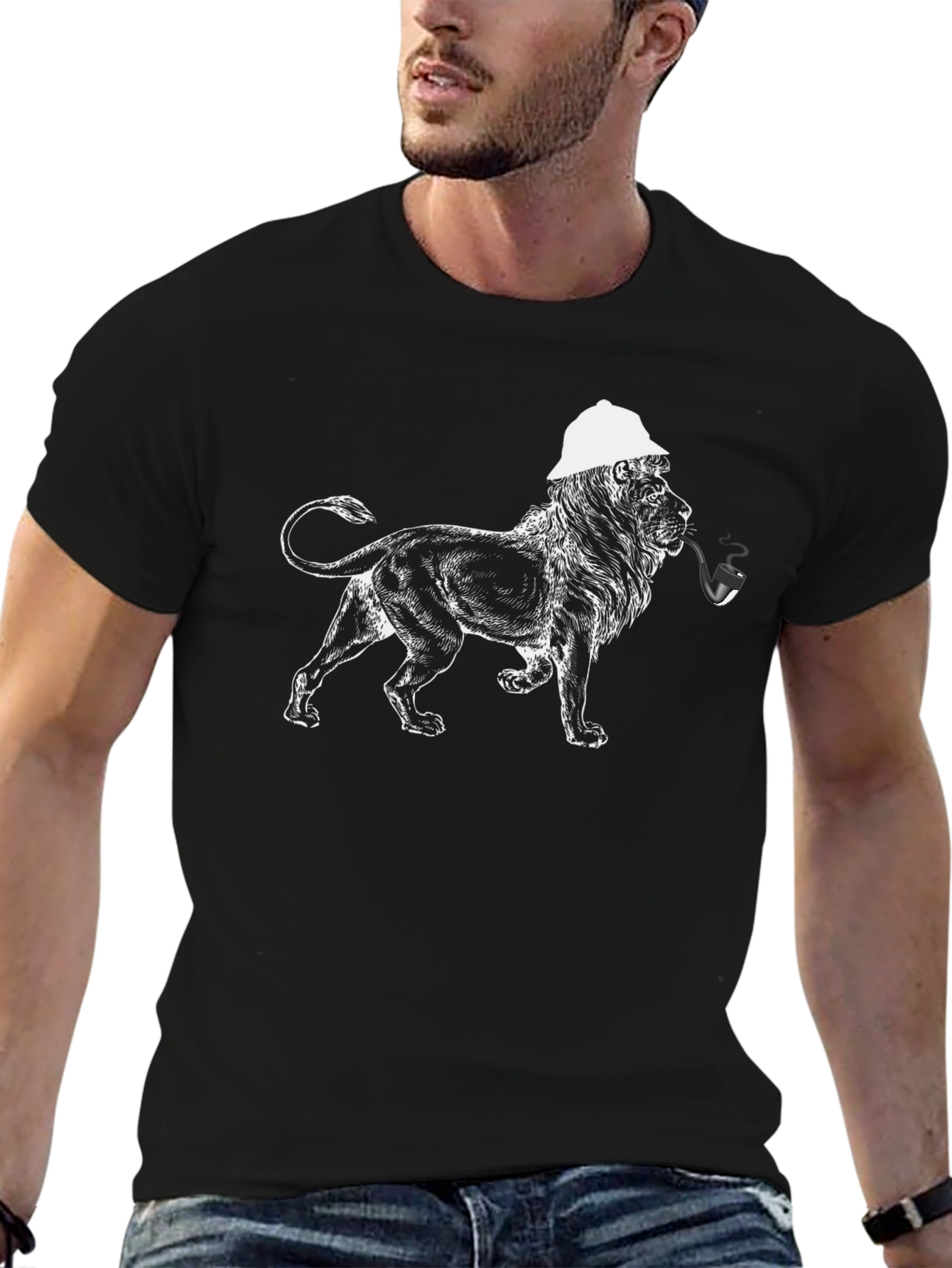 Lion Detective T-Shirt
