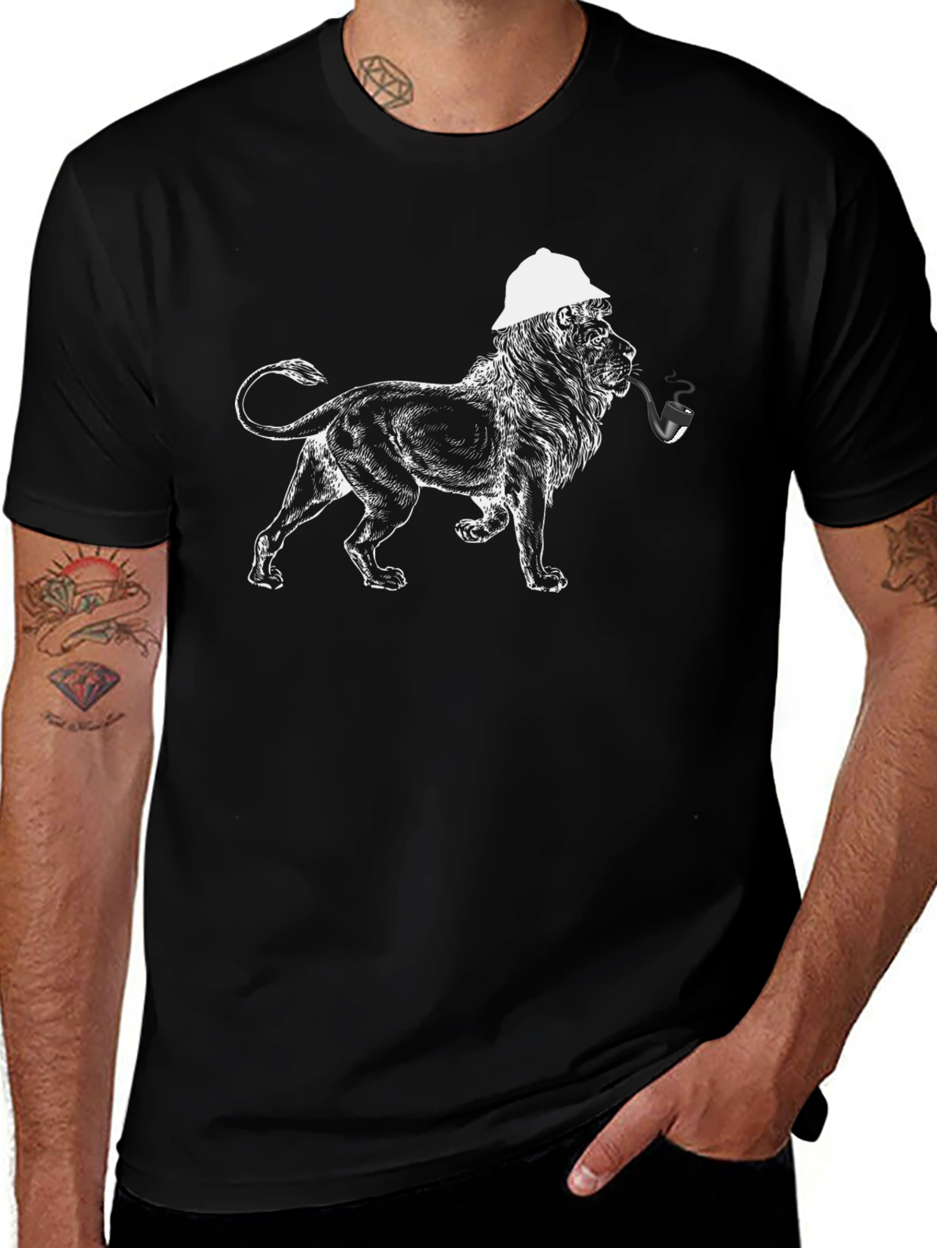 Lion Detective T-Shirt