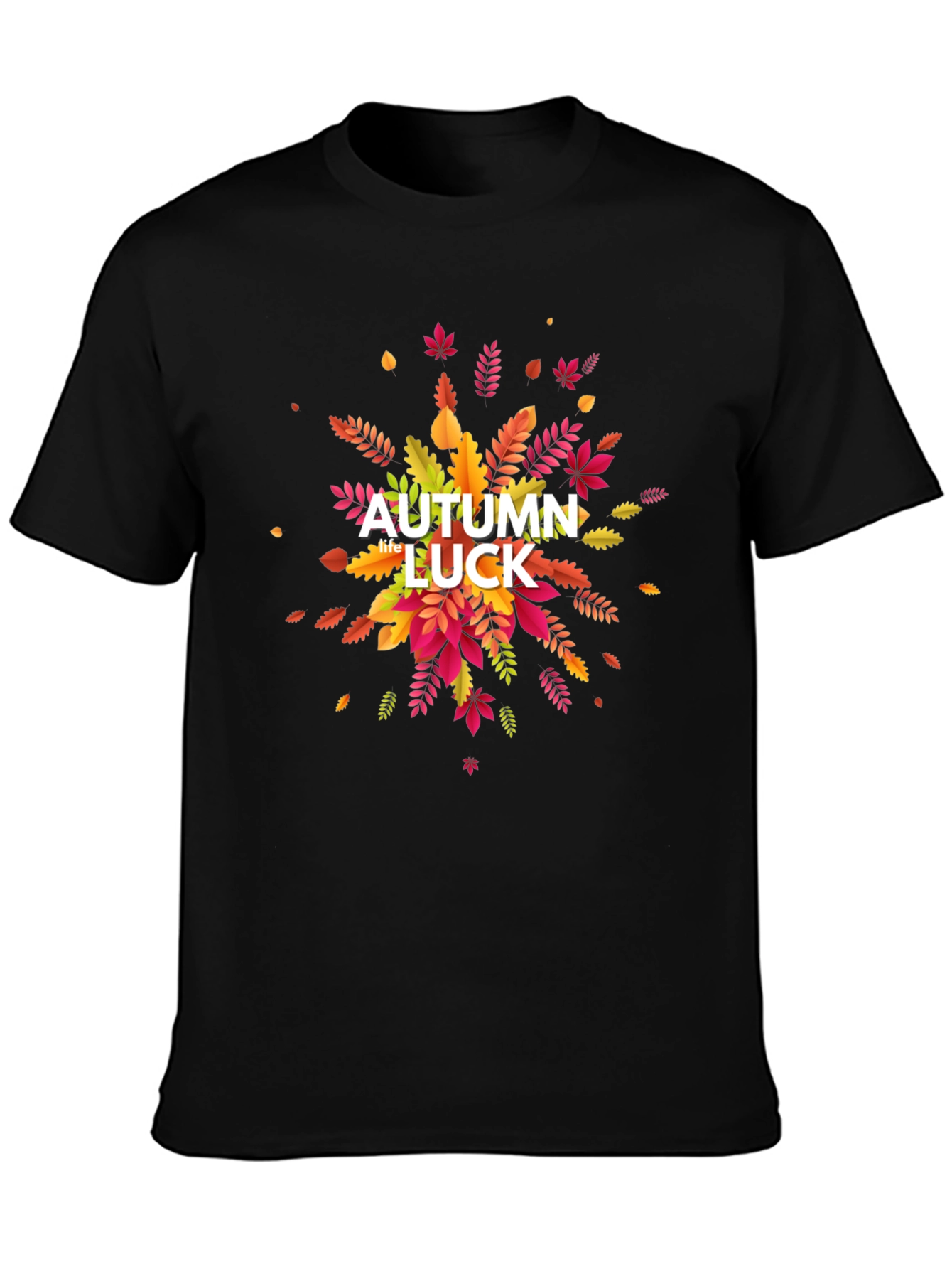 Autumn Luck Graphic Tee - Fall Season Shirt