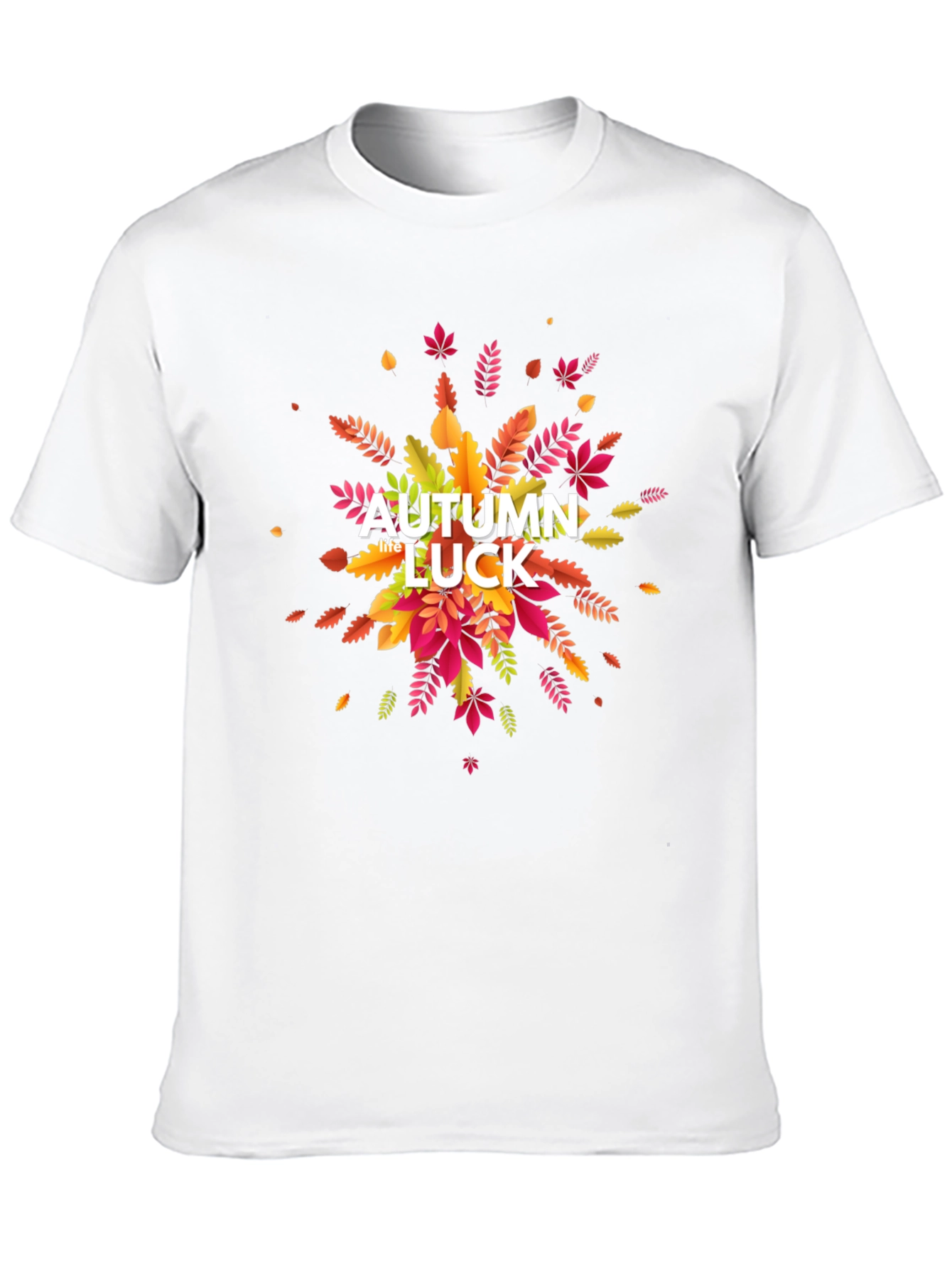 Autumn Luck Graphic Tee - Fall Season Shirt