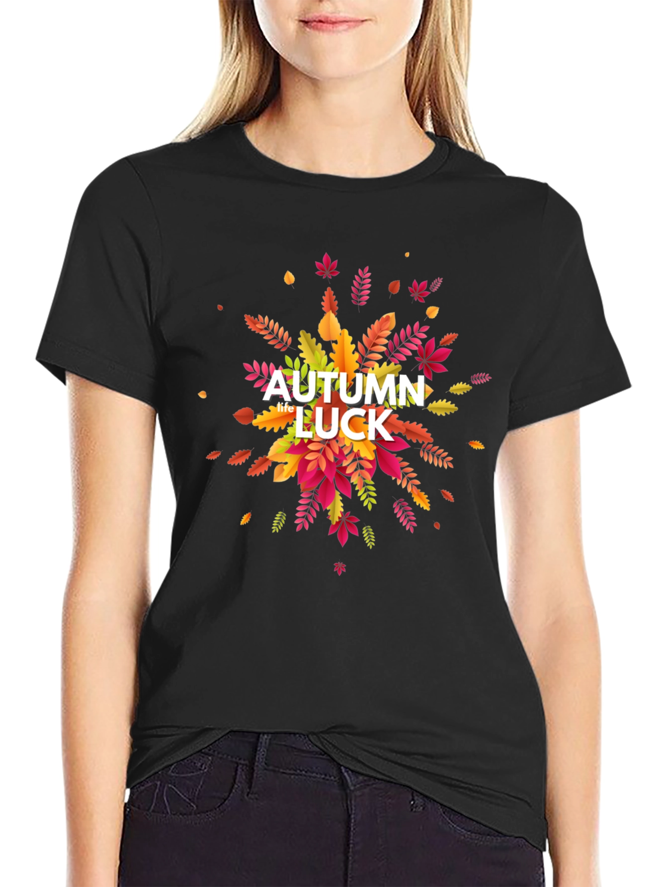 Autumn Luck Graphic Tee - Fall Season Shirt