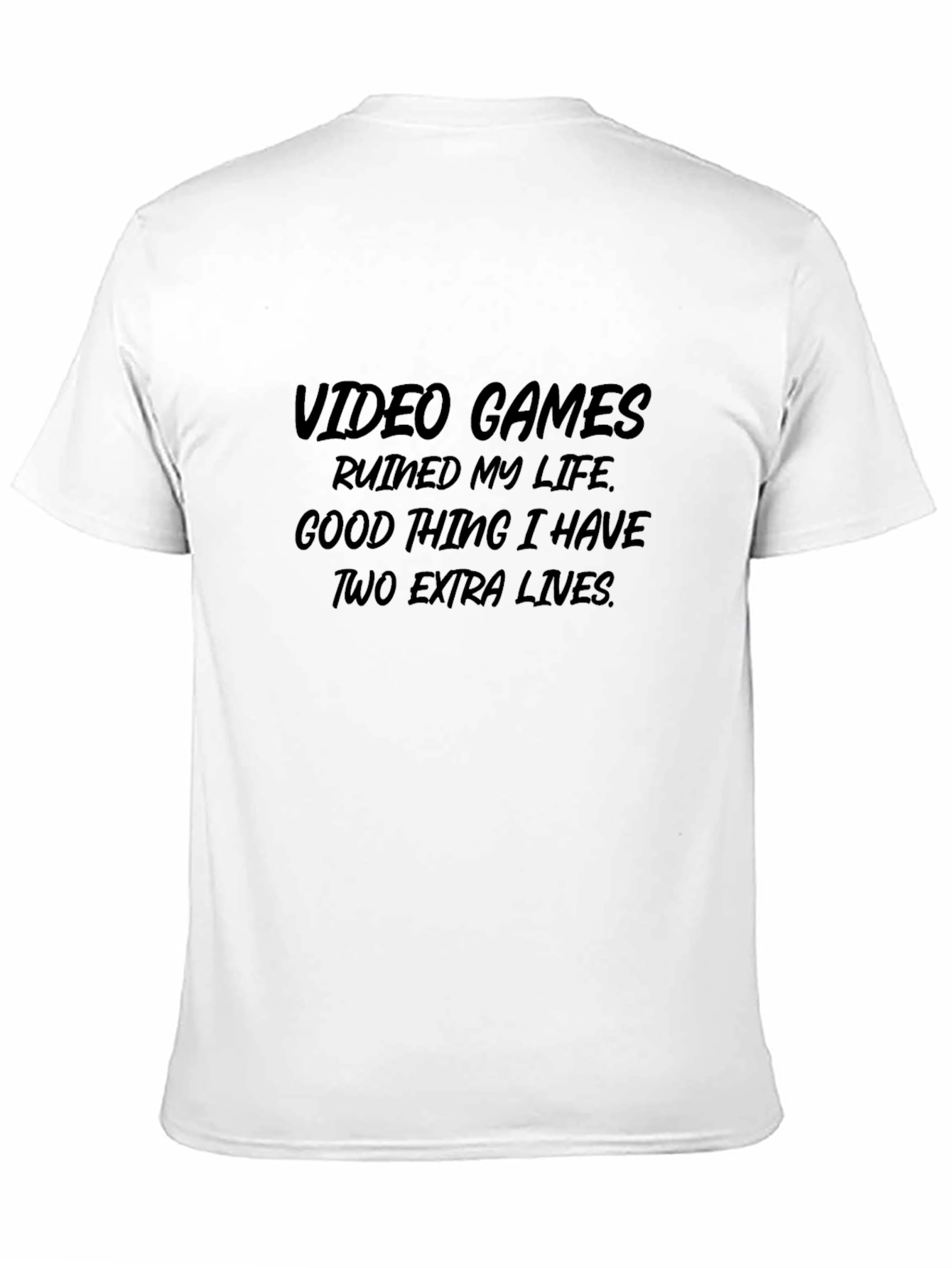 Video Games Ruined My Life Mens Graphic T-Shirt