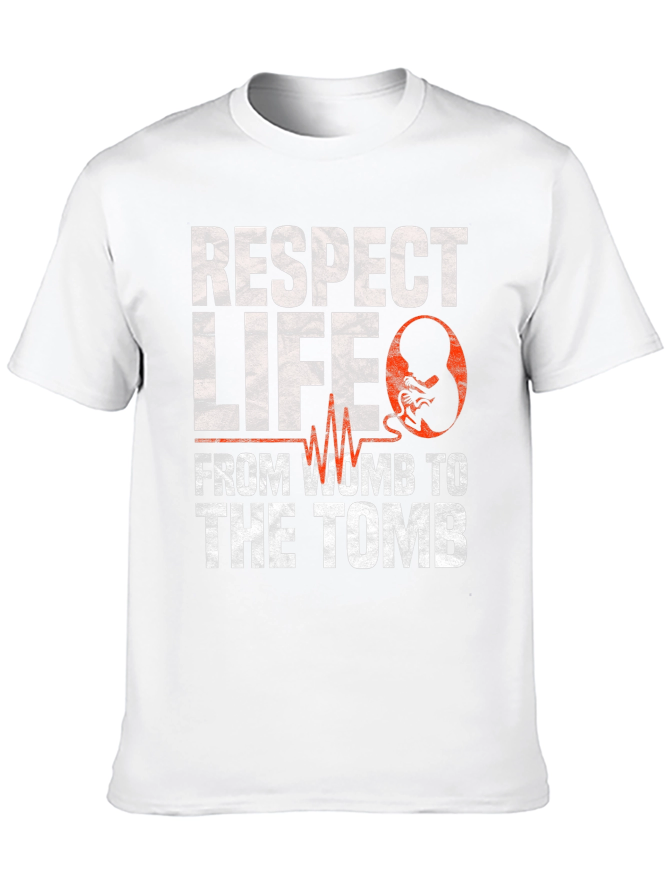 Respect Life From Womb to Tomb Pro-Life T-Shirt