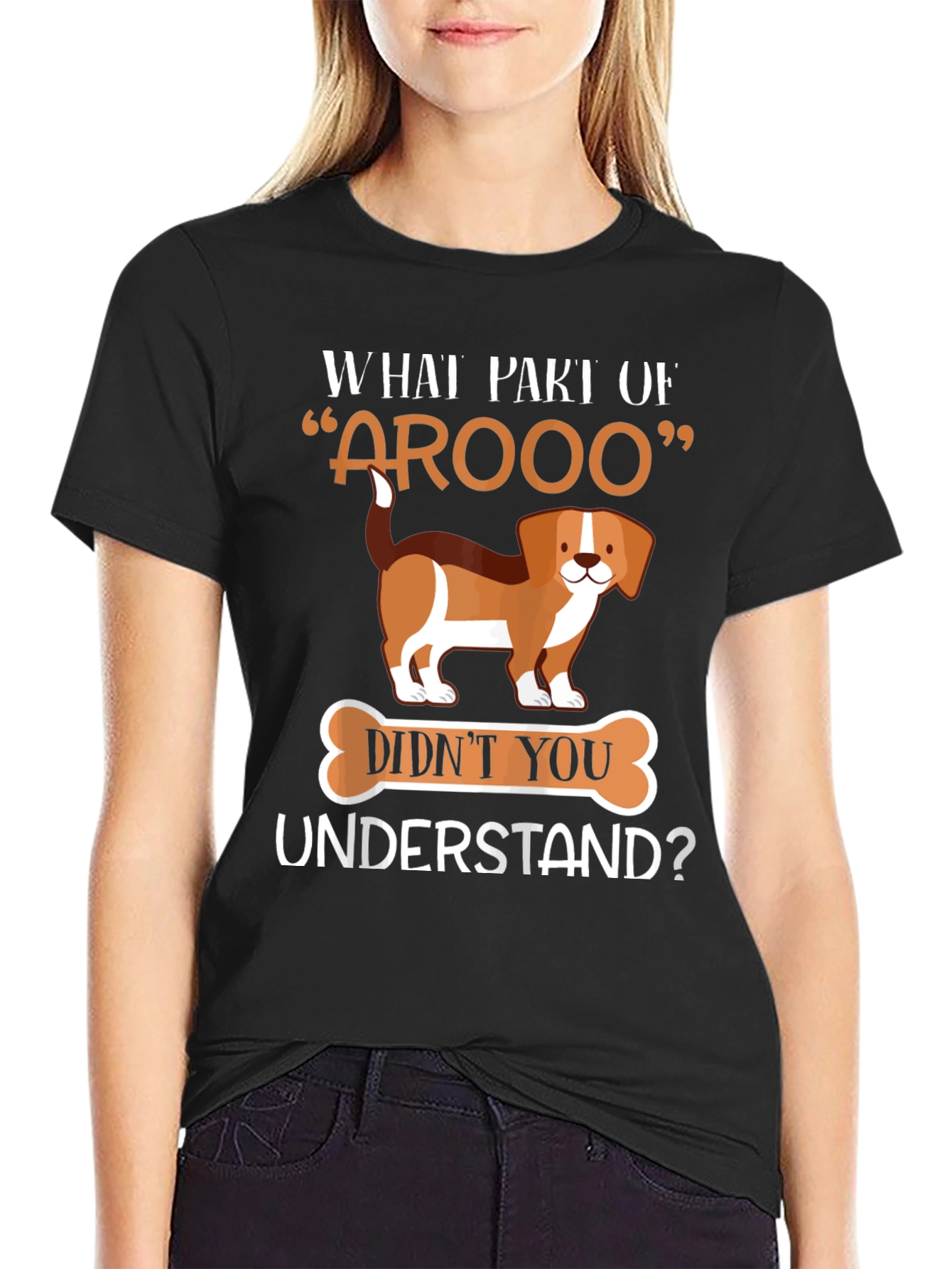 Funny AROOO Dog T-Shirt