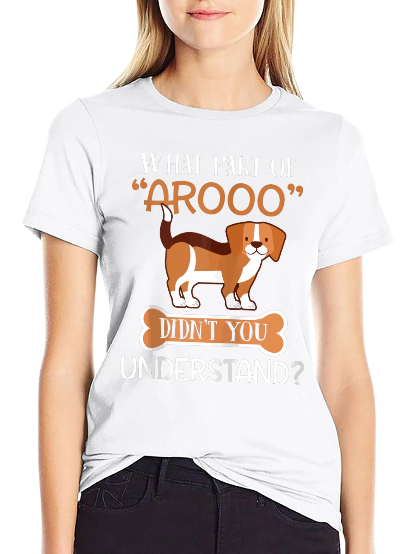 Funny AROOO Dog T-Shirt