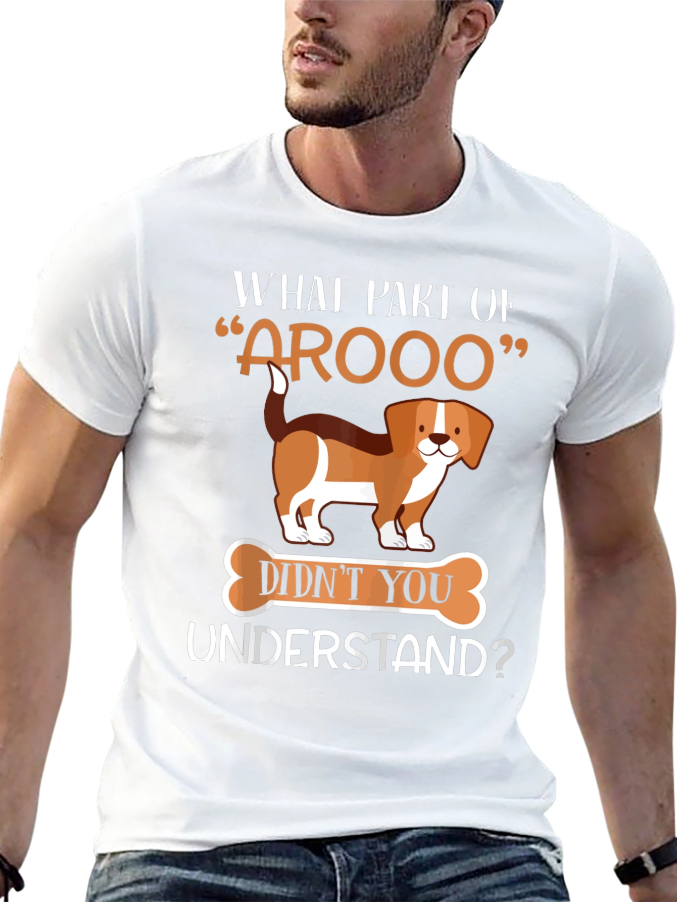 Funny AROOO Dog T-Shirt