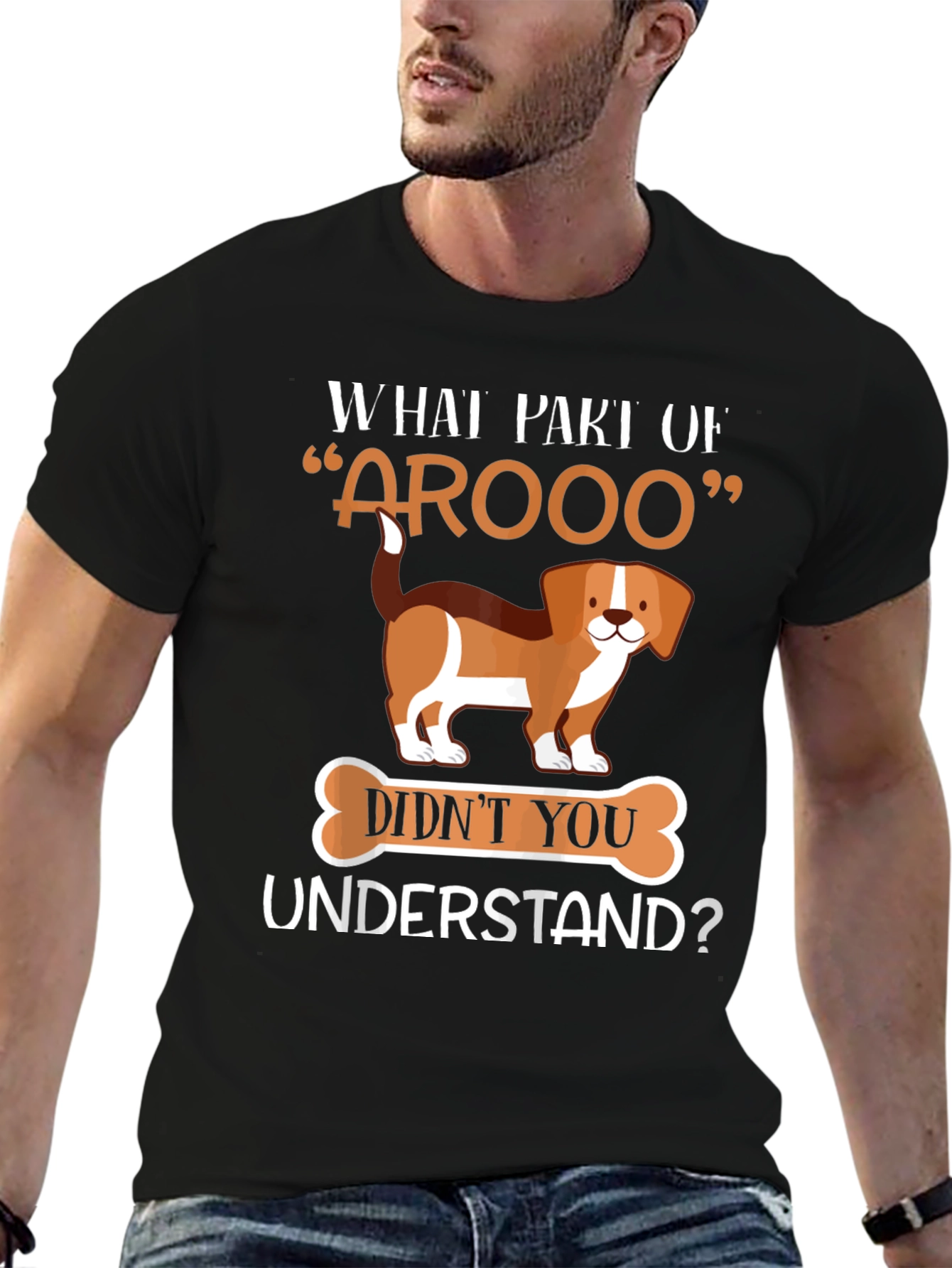 Funny AROOO Dog T-Shirt