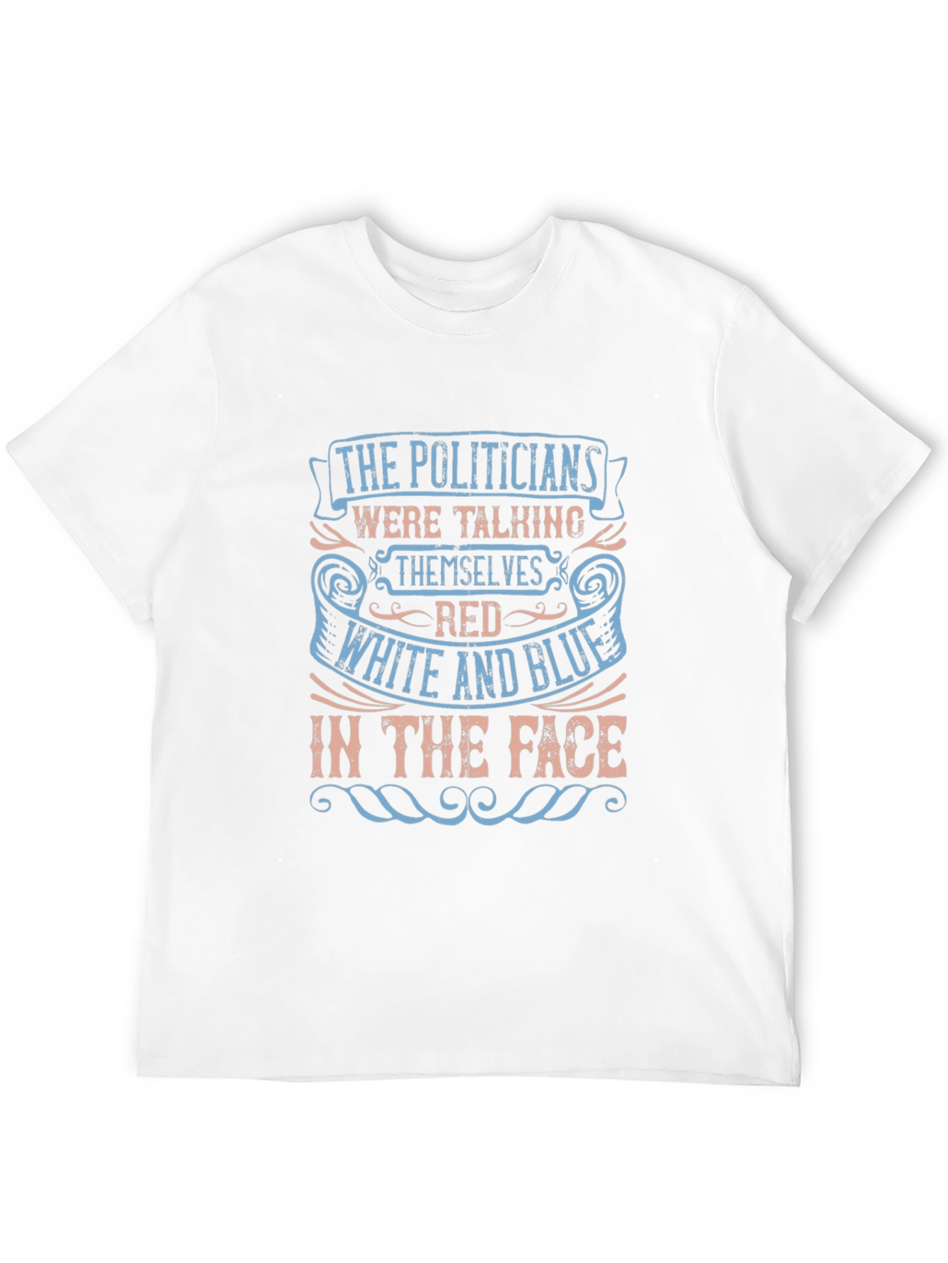 Political Slogan Graphic Tee - Black