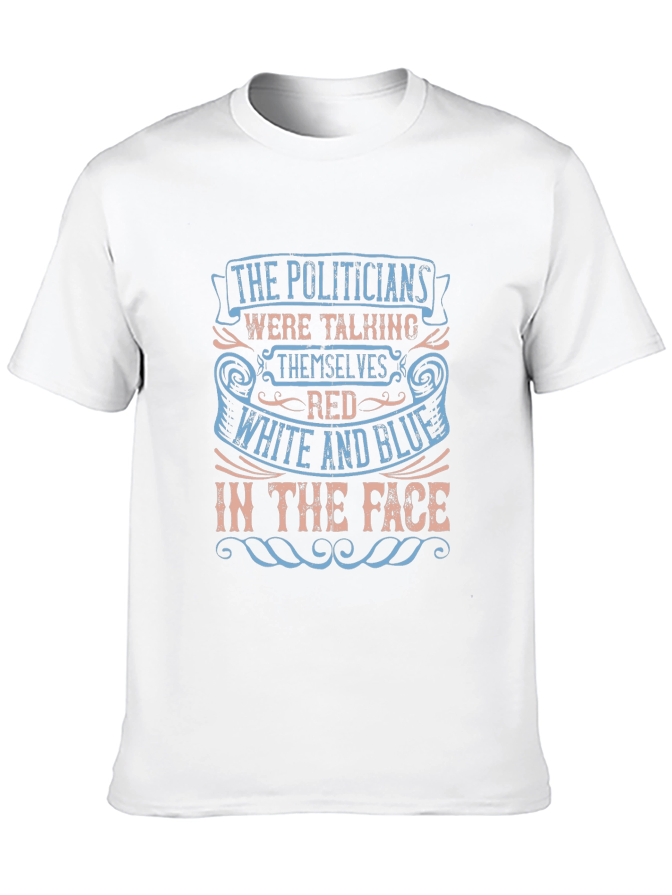Political Slogan Graphic Tee - Black