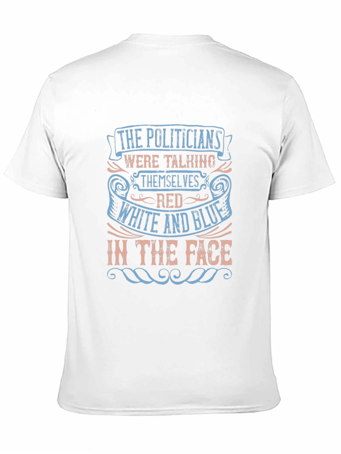 Political Slogan Graphic Tee - Black