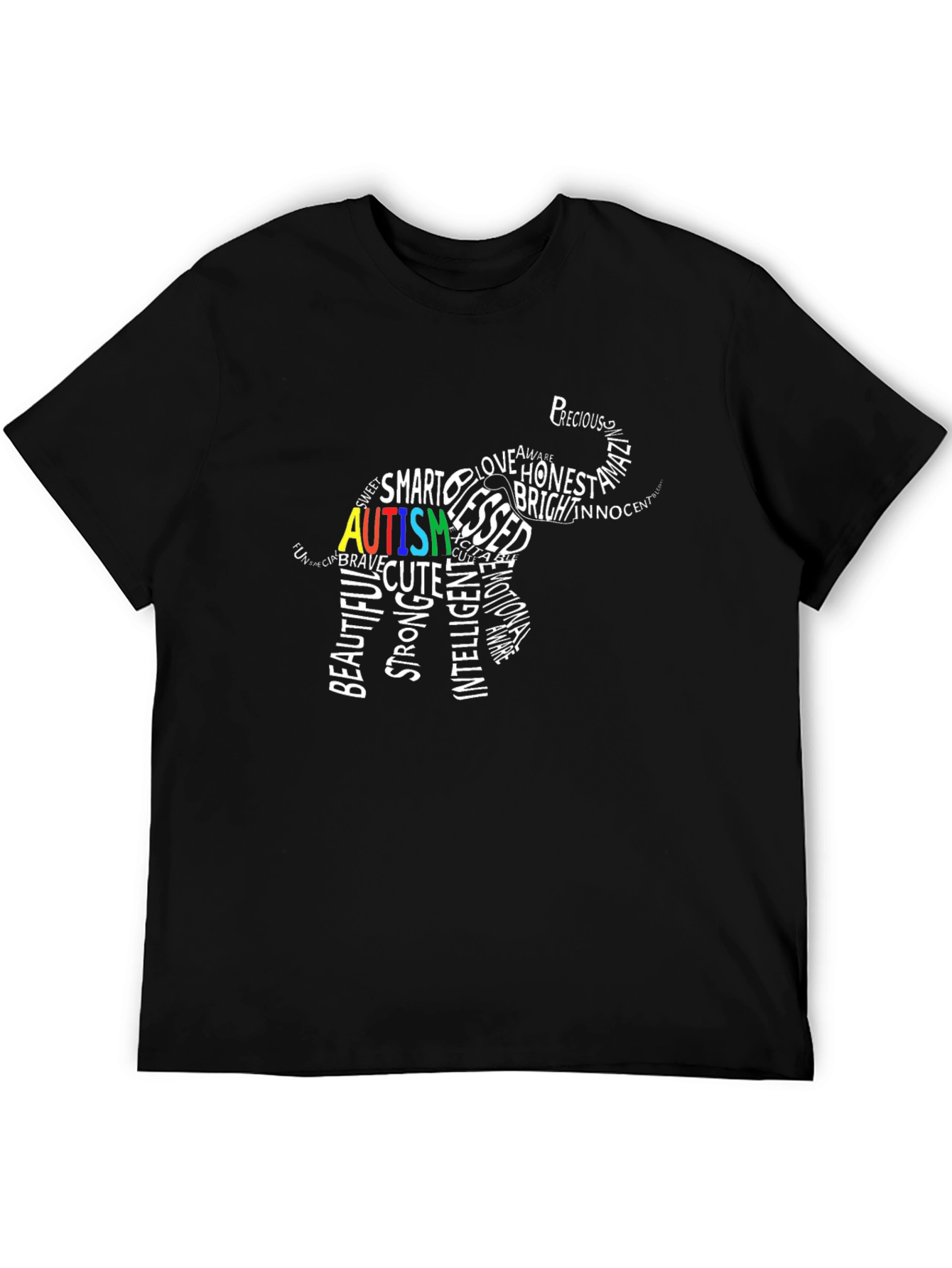 Autism Awareness Elephant Graphic Tee