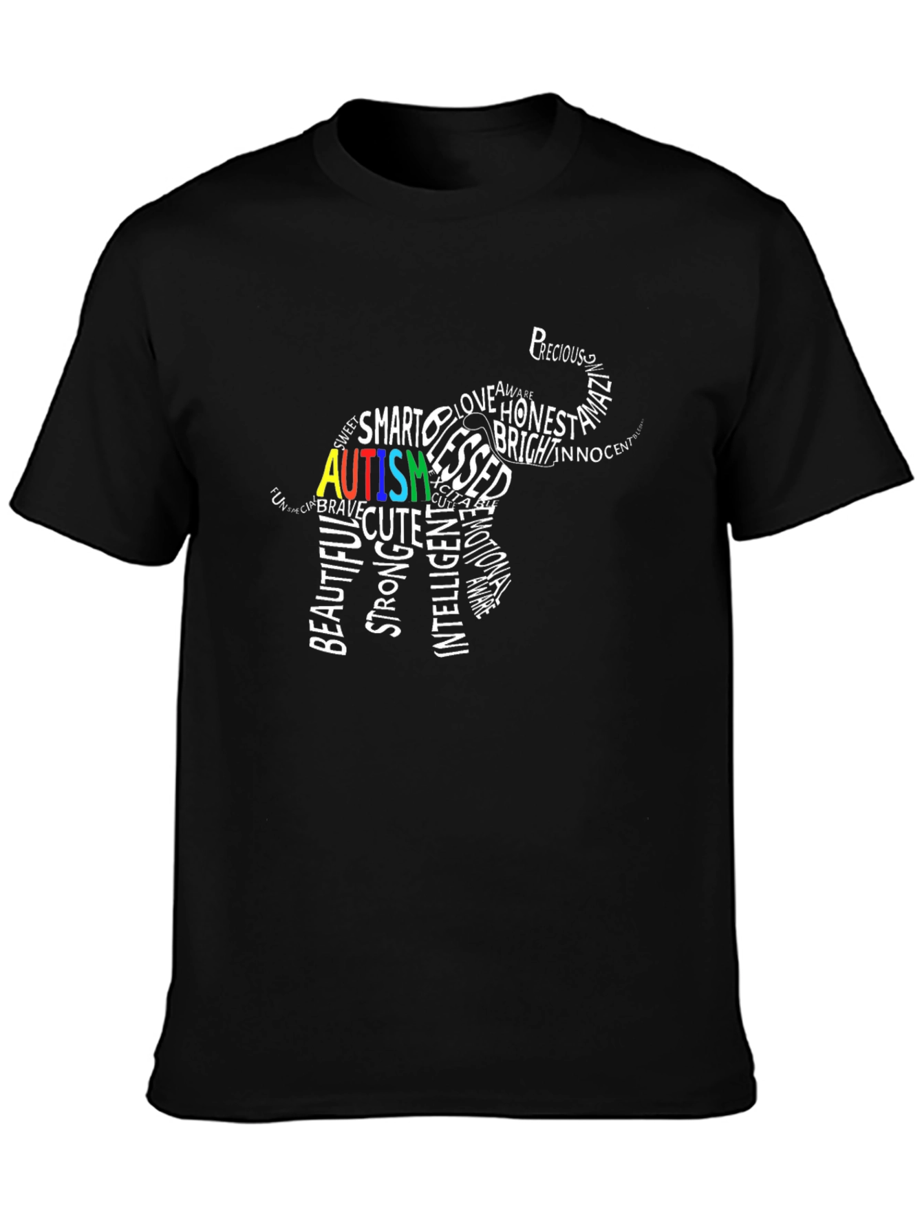 Autism Awareness Elephant Graphic Tee