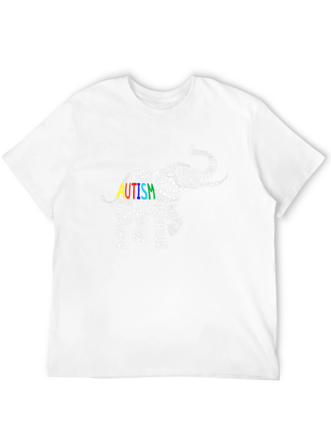 Autism Awareness Elephant Graphic Tee