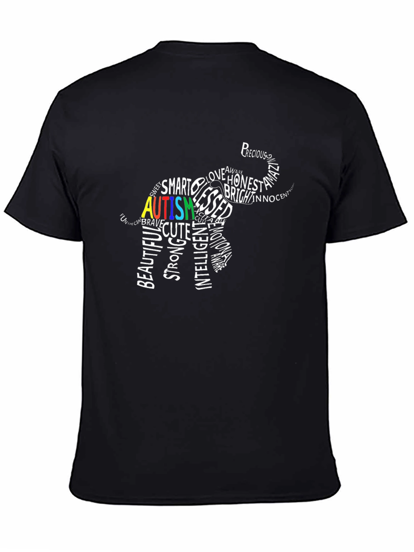 Autism Awareness Elephant Graphic Tee