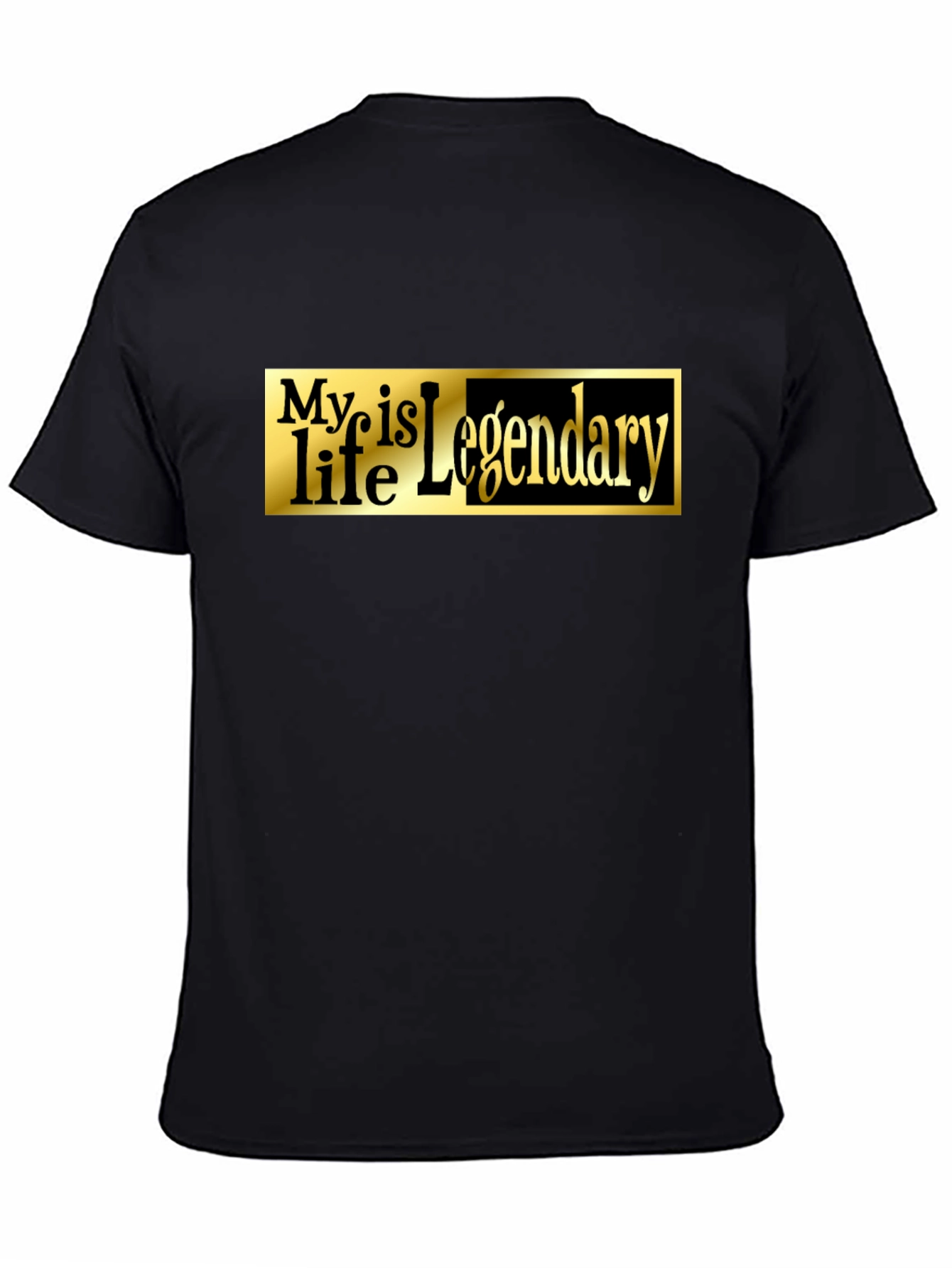 Legendary Life Black Graphic Tee
