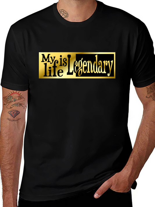 Legendary Life Black Graphic Tee