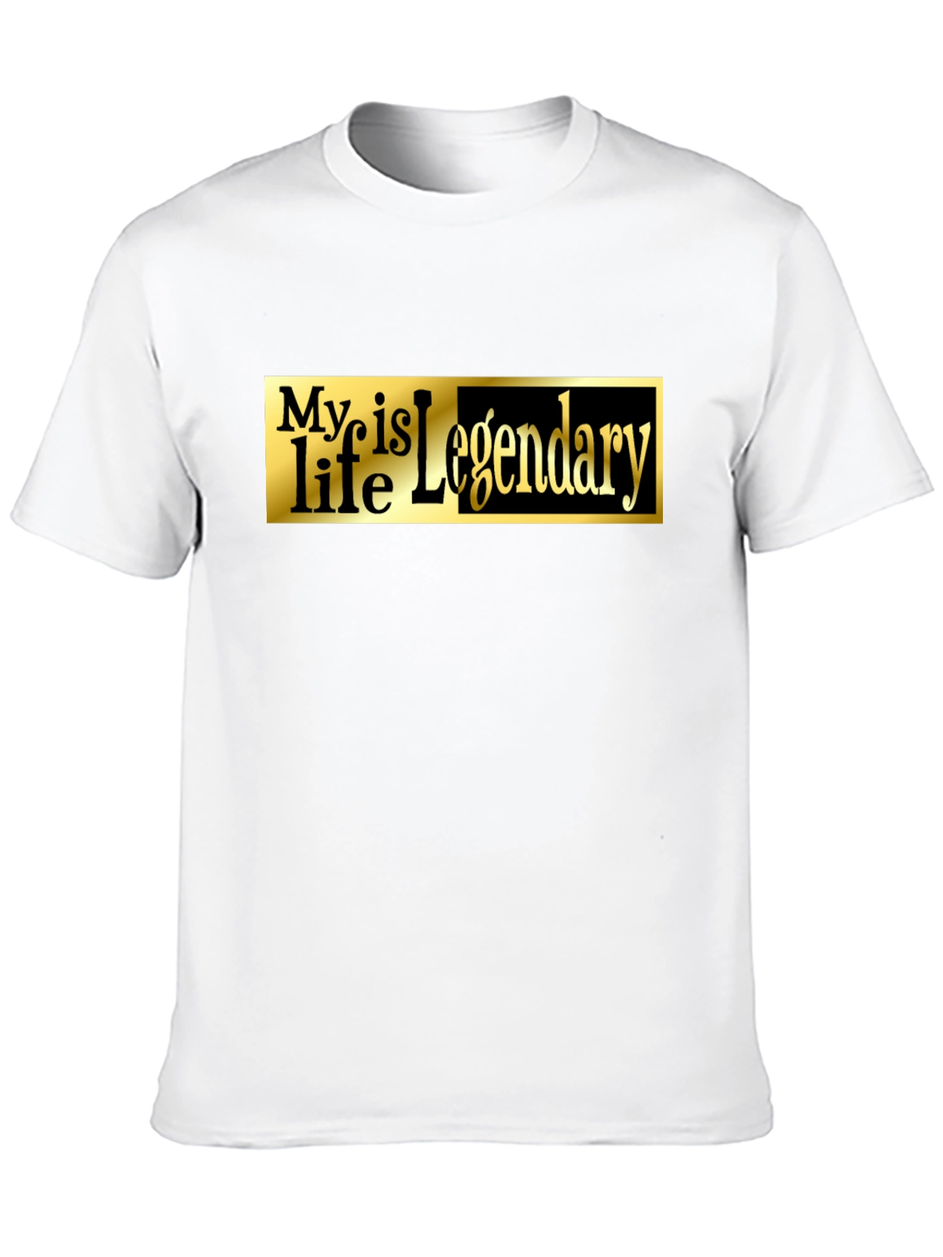 Legendary Life Black Graphic Tee