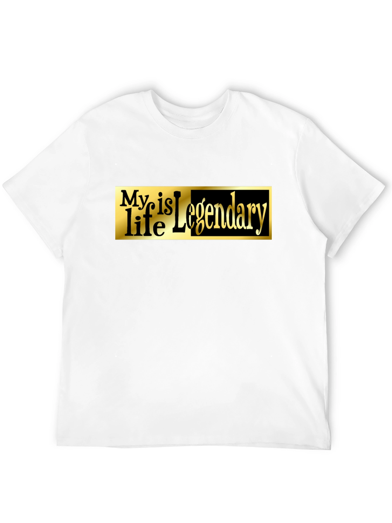 Legendary Life Black Graphic Tee