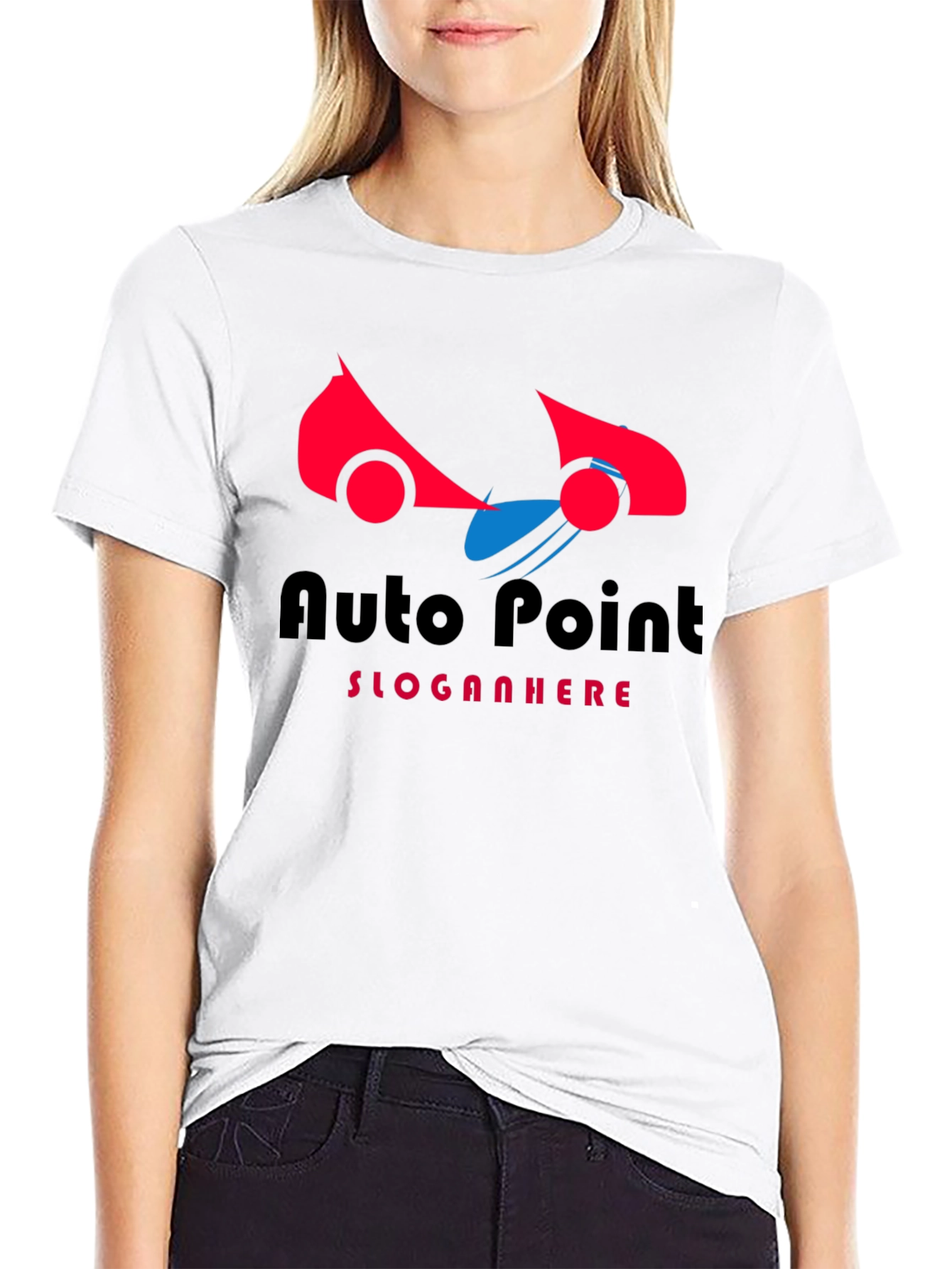 Auto Point Graphic Black T-Shirt