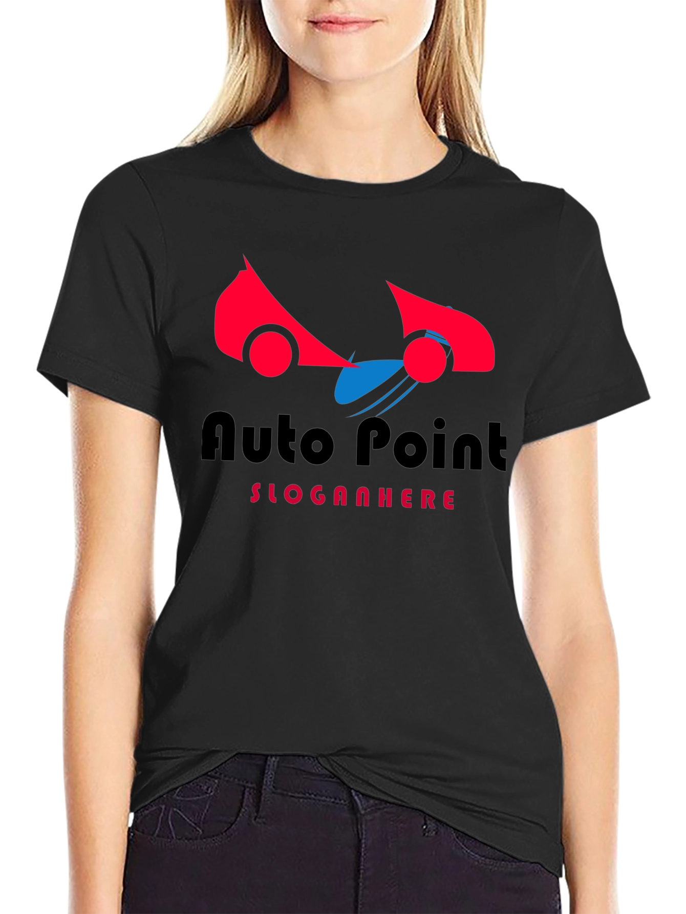 Auto Point Graphic Black T-Shirt