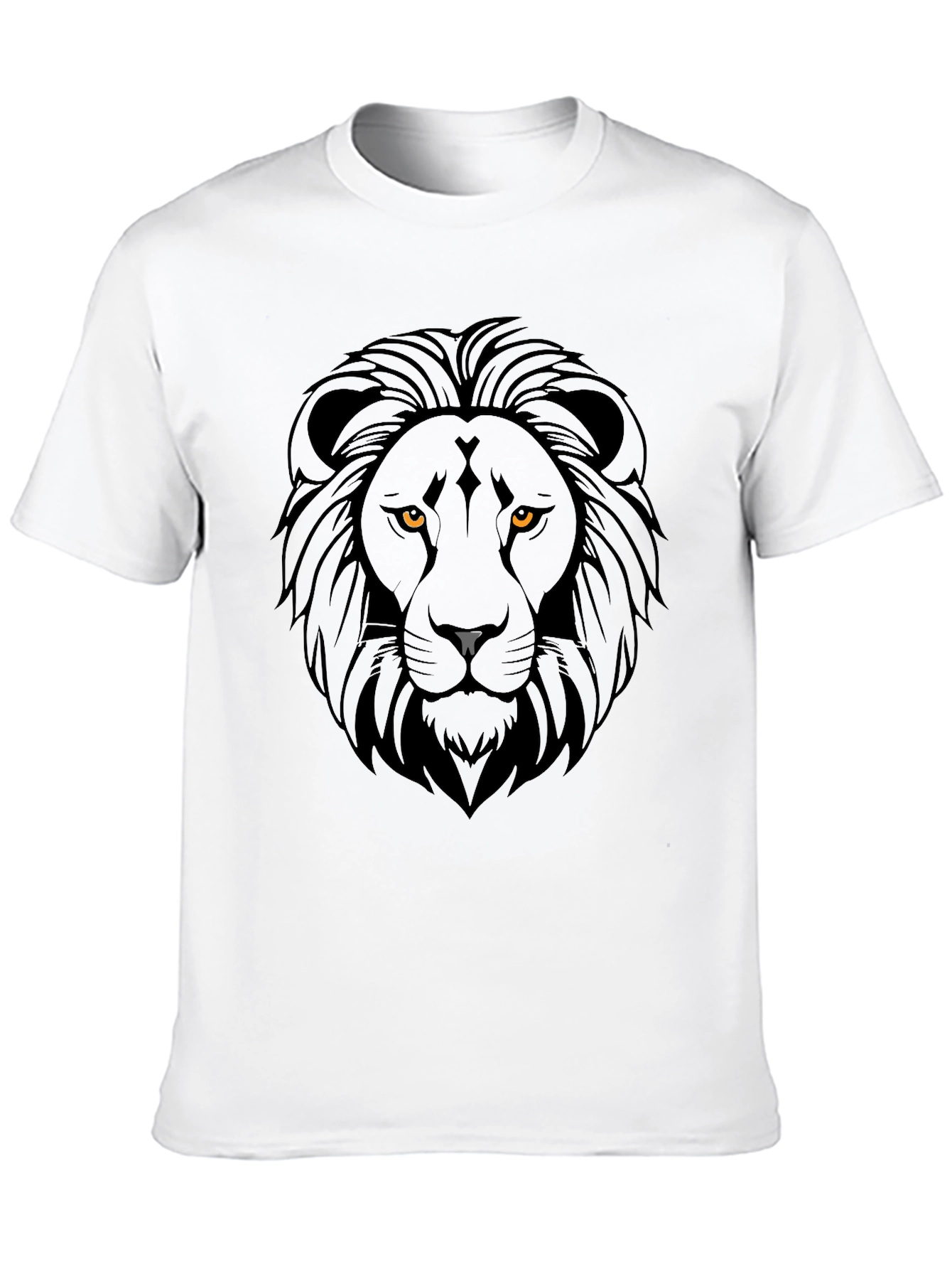 Lion Graphic Tee - Fierce Black T-Shirt