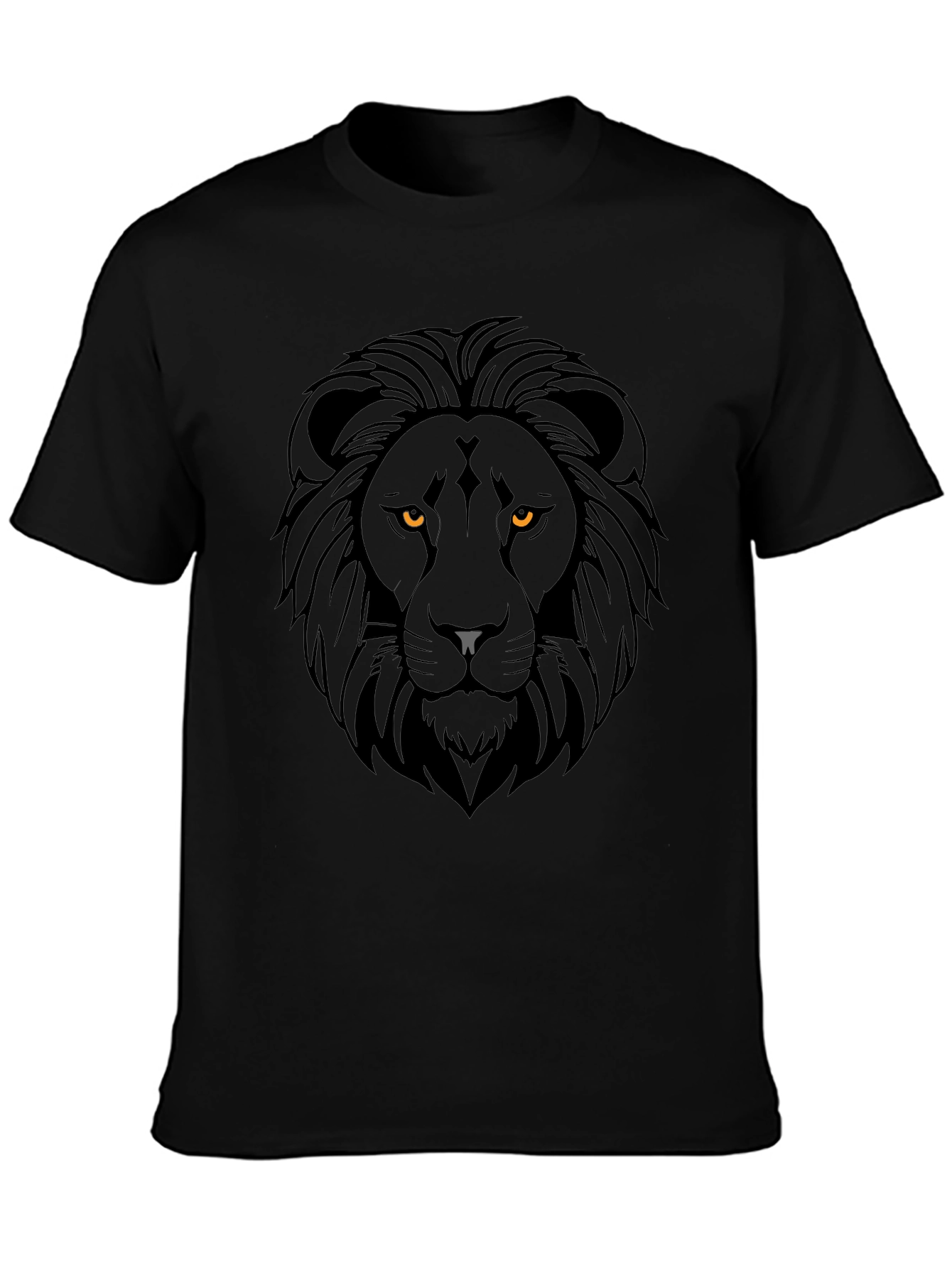 Lion Graphic Tee - Fierce Black T-Shirt