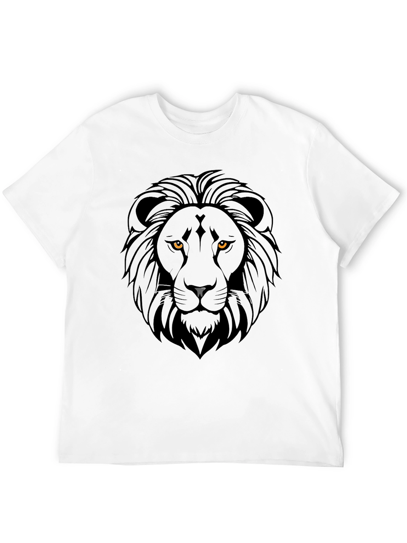 Lion Graphic Tee - Fierce Black T-Shirt
