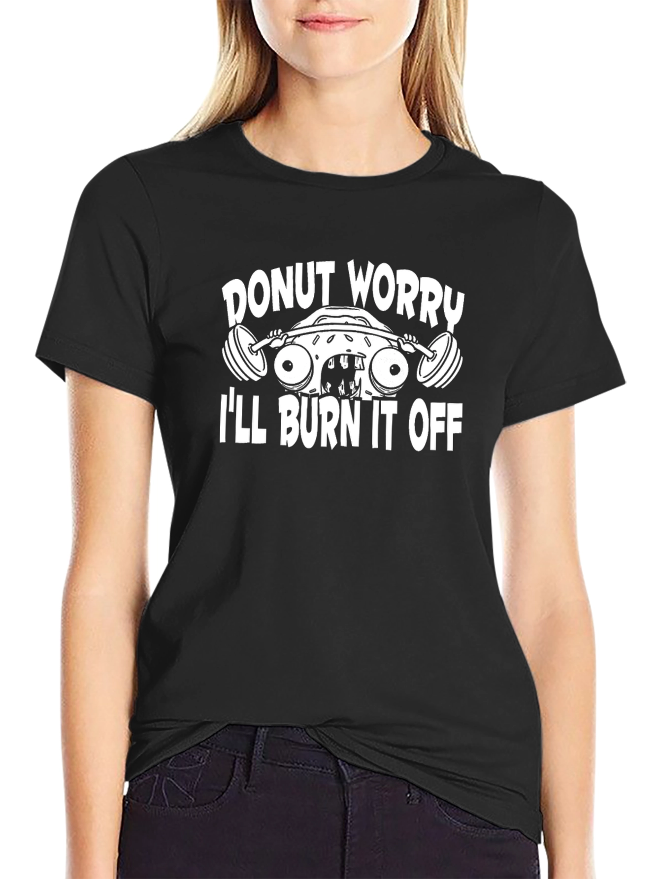 Donut Worry Ill Burn It Off Gym T-Shirt