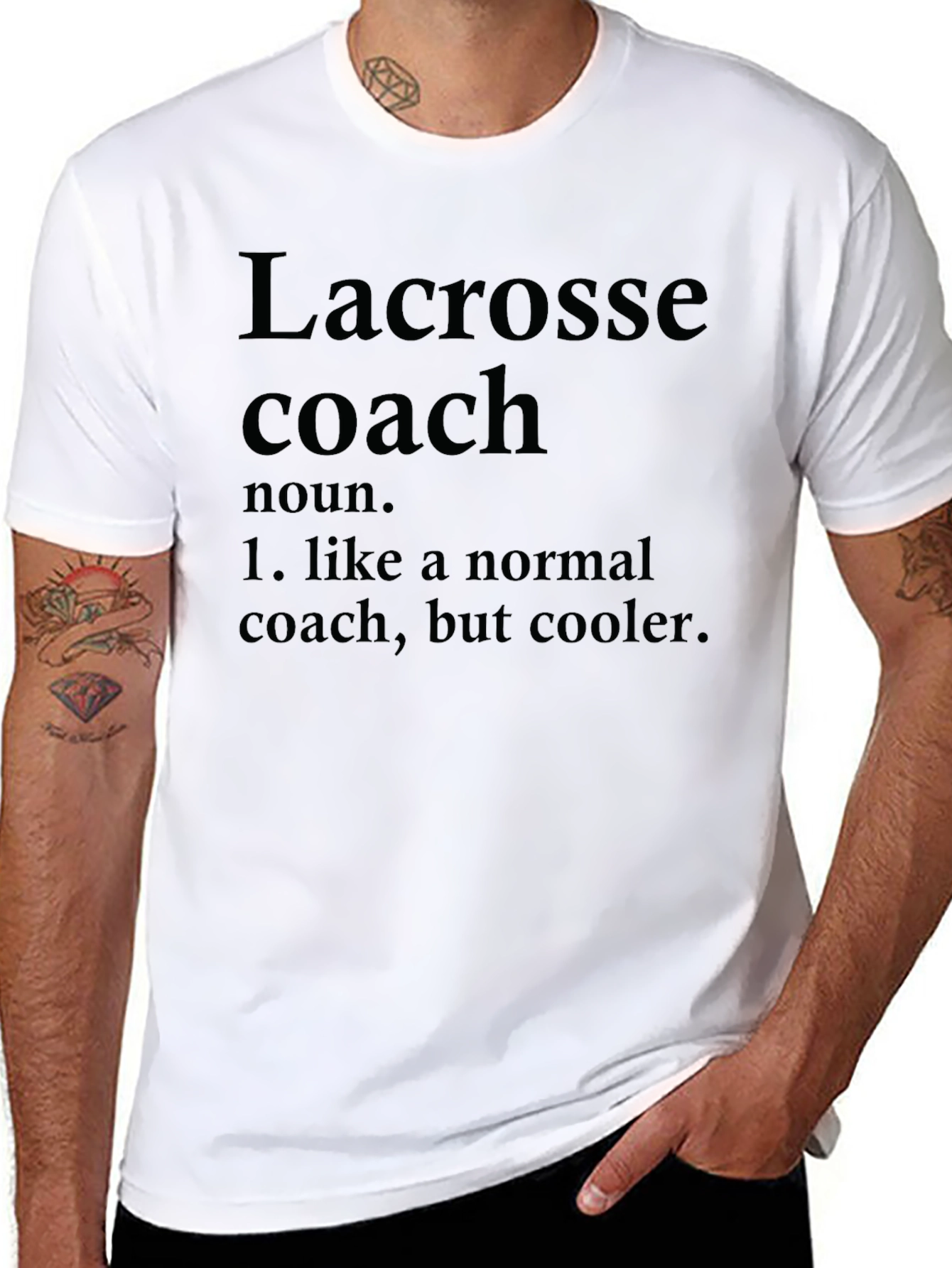 Lacrosse Coach Definition T-Shirt - Cooler Than Normal!