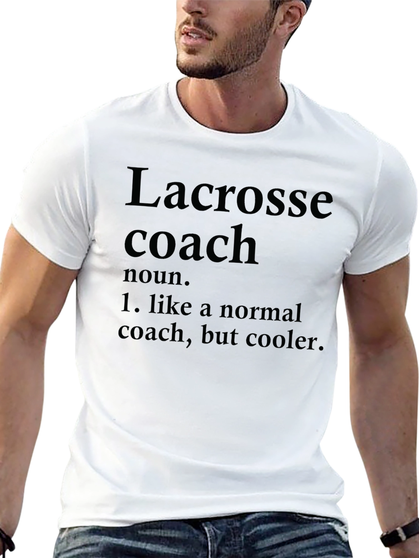 Lacrosse Coach Definition T-Shirt - Cooler Than Normal!
