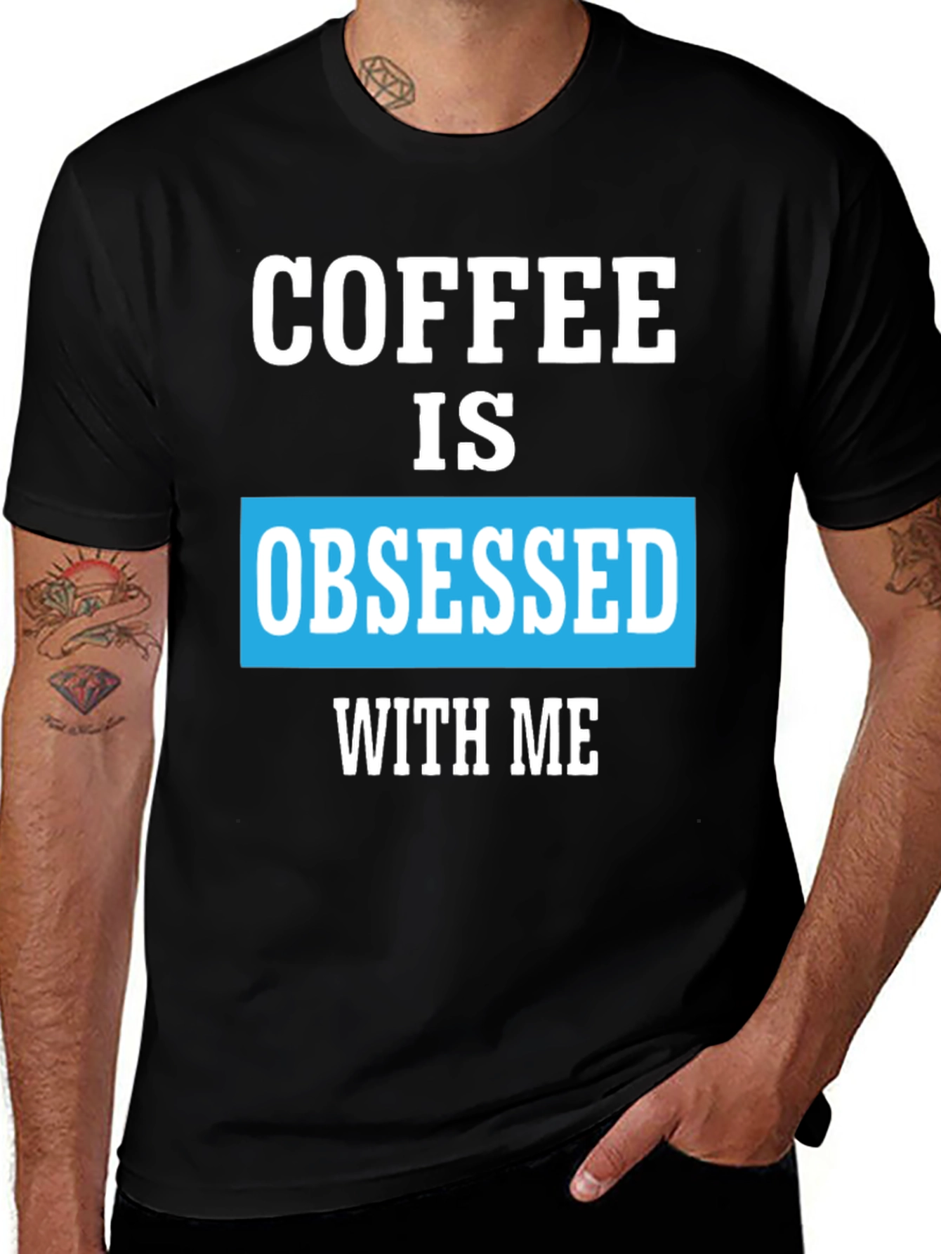 Coffee Obsessed T-Shirt - Unique Graphic Tee