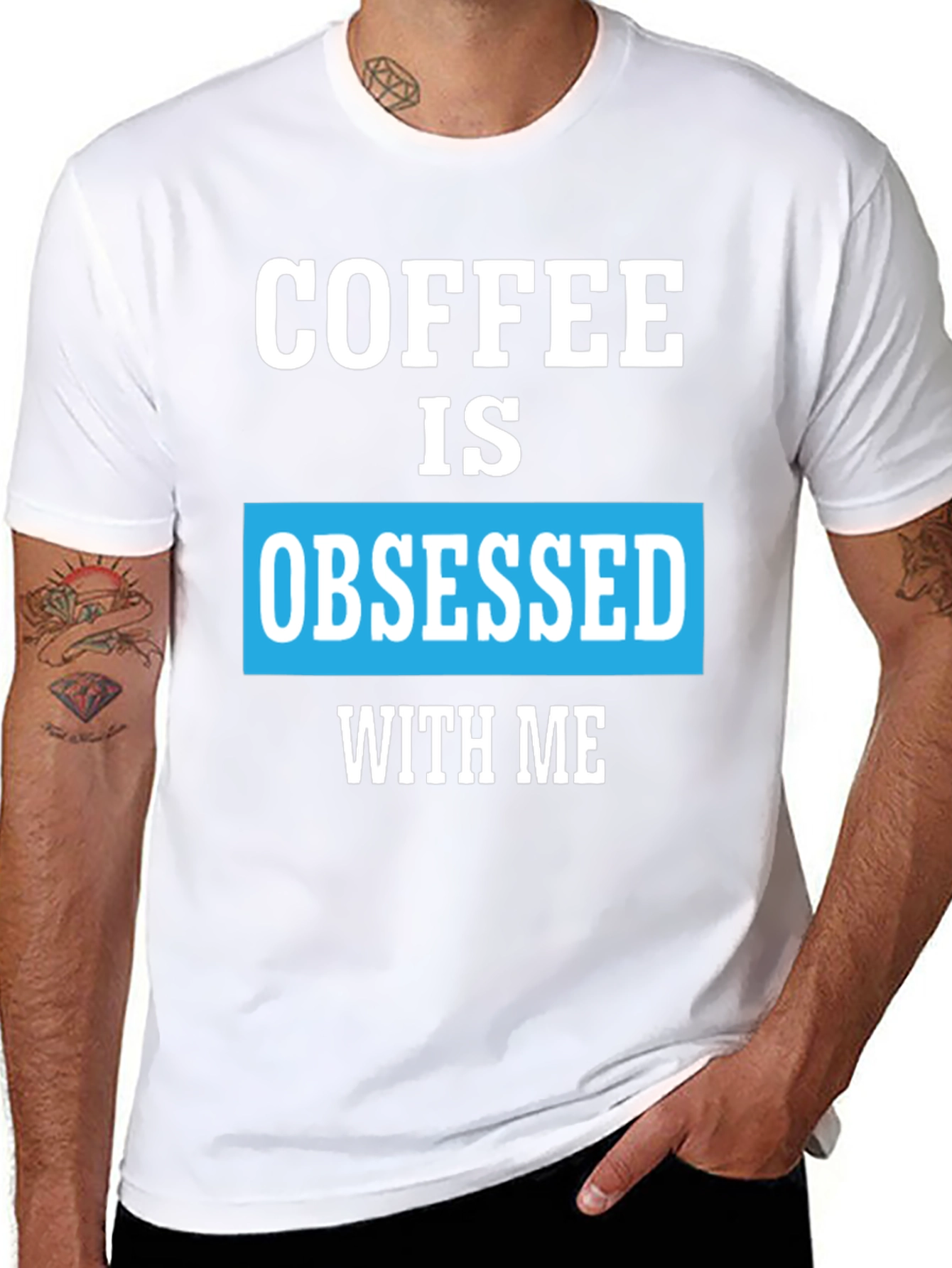 Coffee Obsessed T-Shirt - Unique Graphic Tee