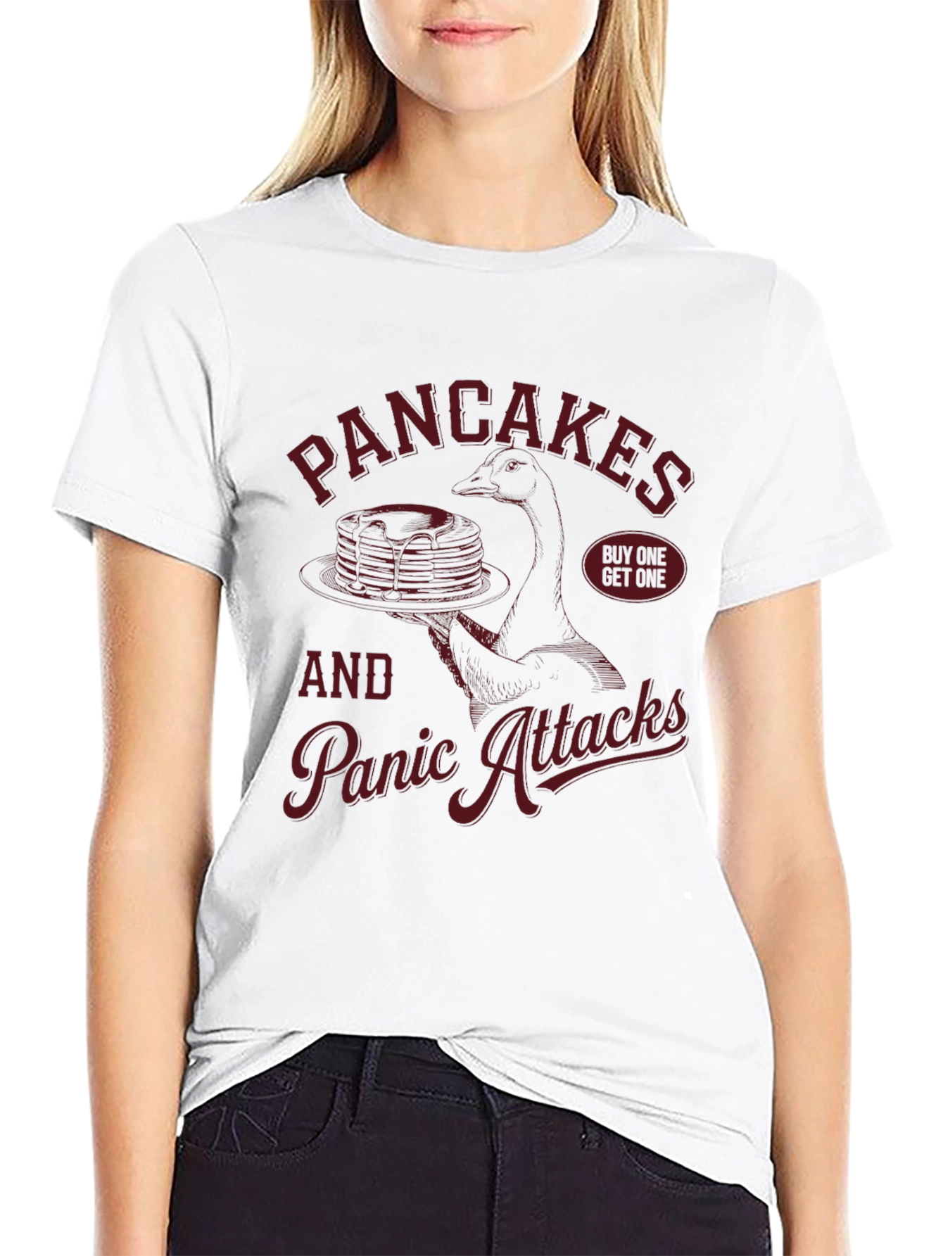 Pancakes and Panic Attacks Graphic Tee