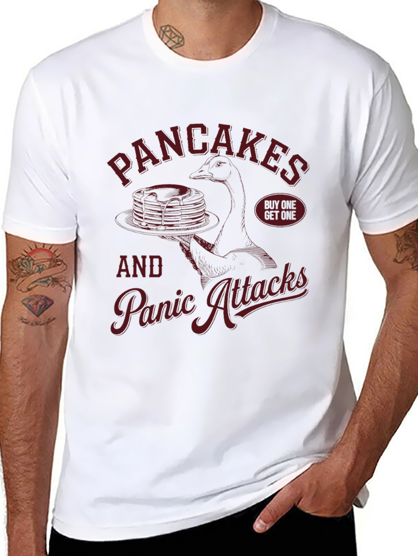 Pancakes and Panic Attacks Graphic Tee