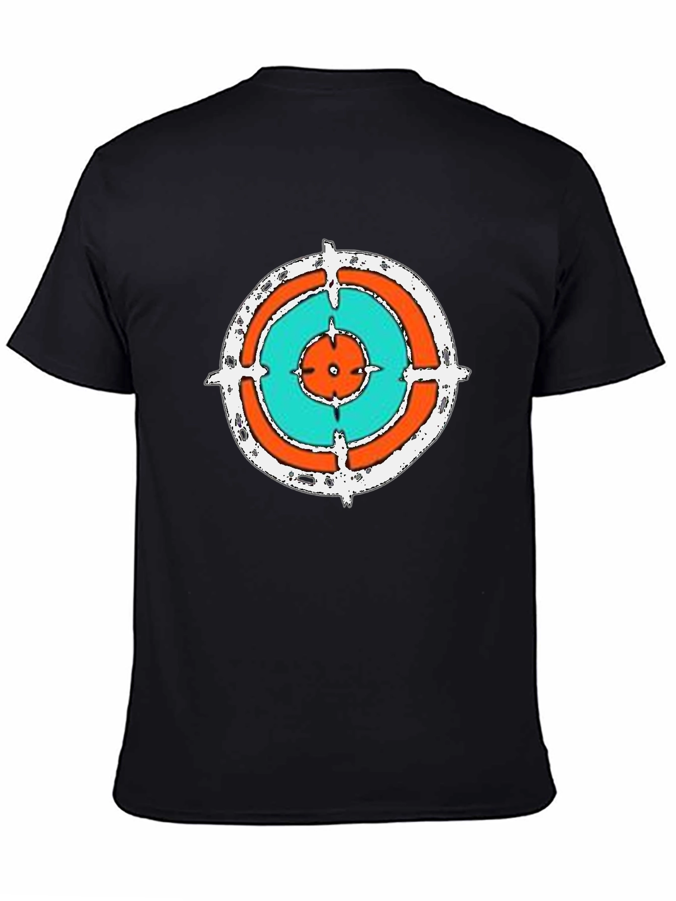 Target Graphic Print Black T-Shirt