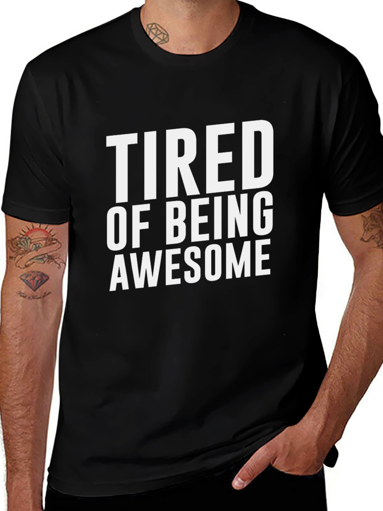 Tired of Being Awesome Graphic Tee