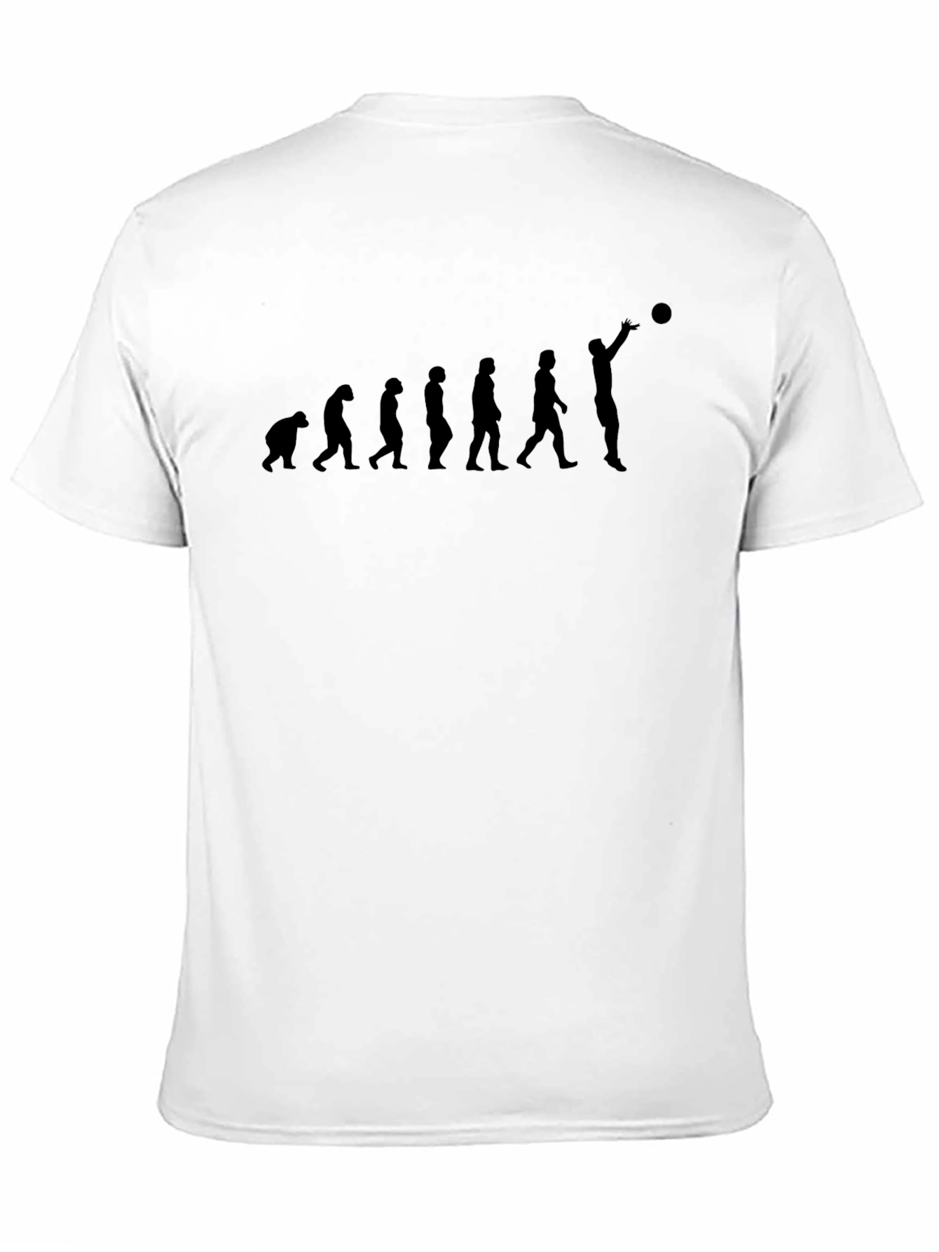 Evolution of Basketball Black T-Shirt