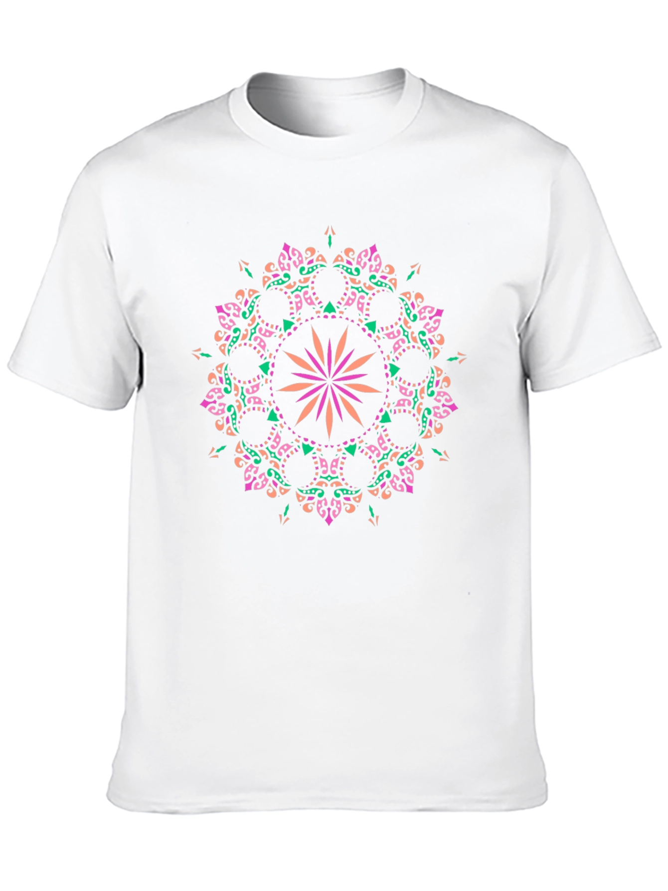 Geometric Mandala Graphic Print T-Shirt