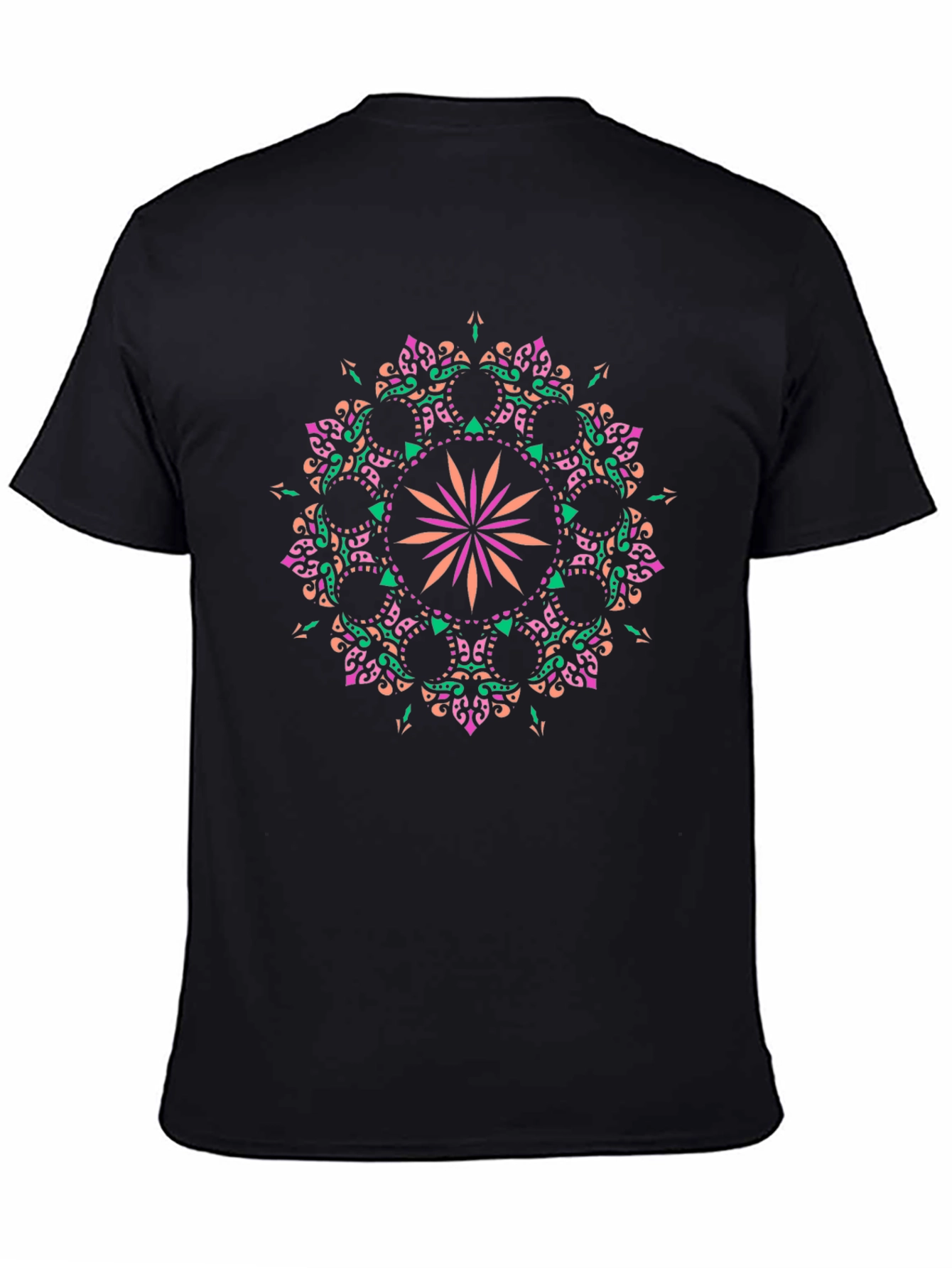 Geometric Mandala Graphic Print T-Shirt