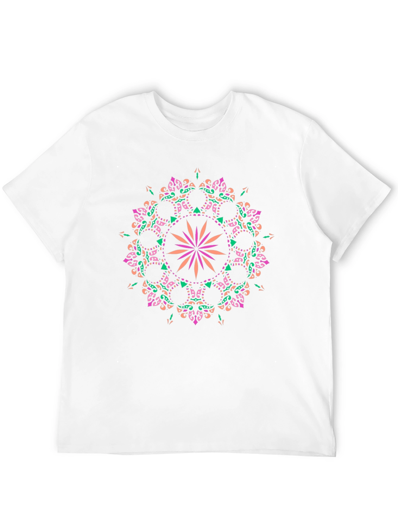 Geometric Mandala Graphic Print T-Shirt
