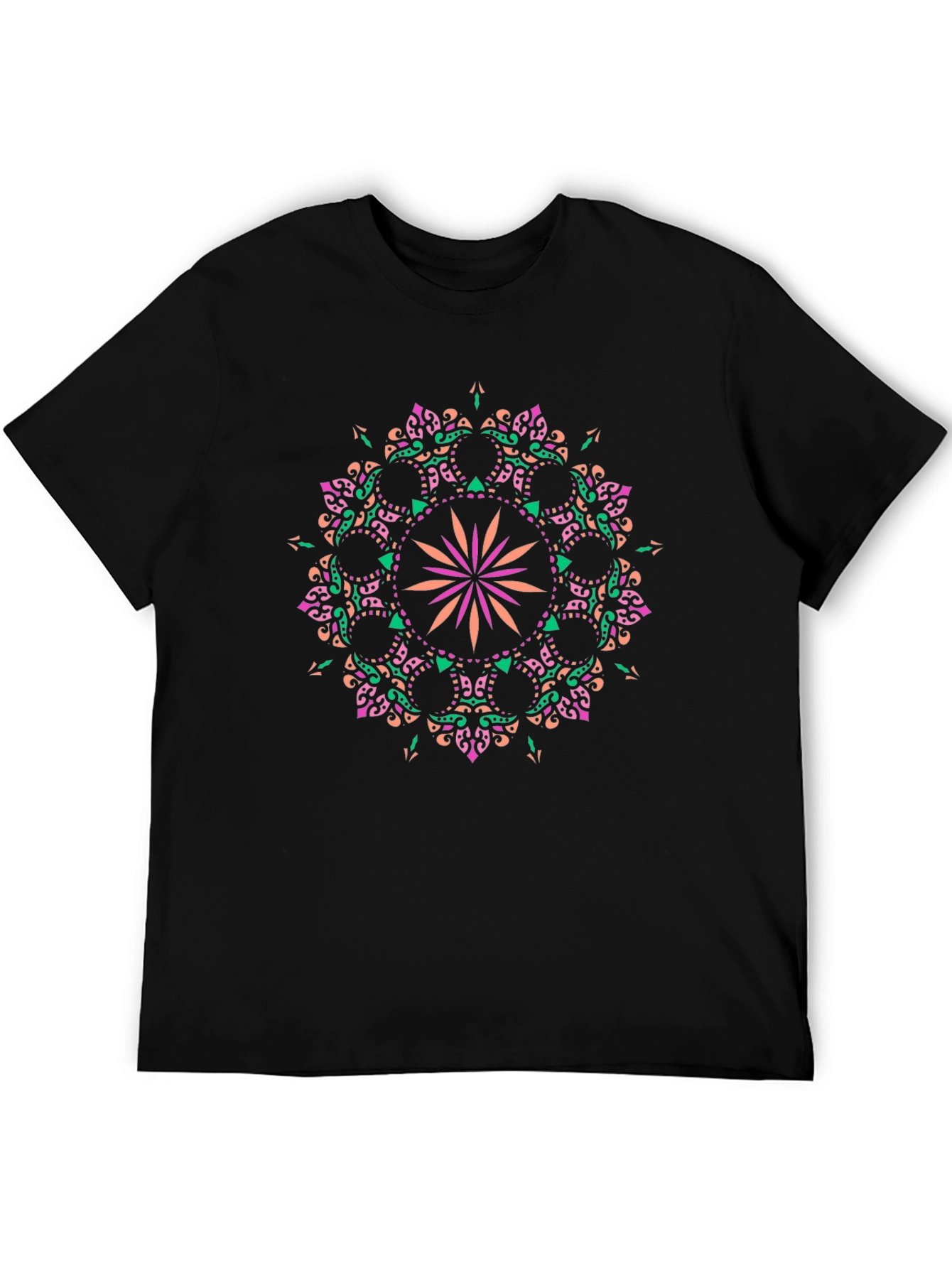 Geometric Mandala Graphic Print T-Shirt