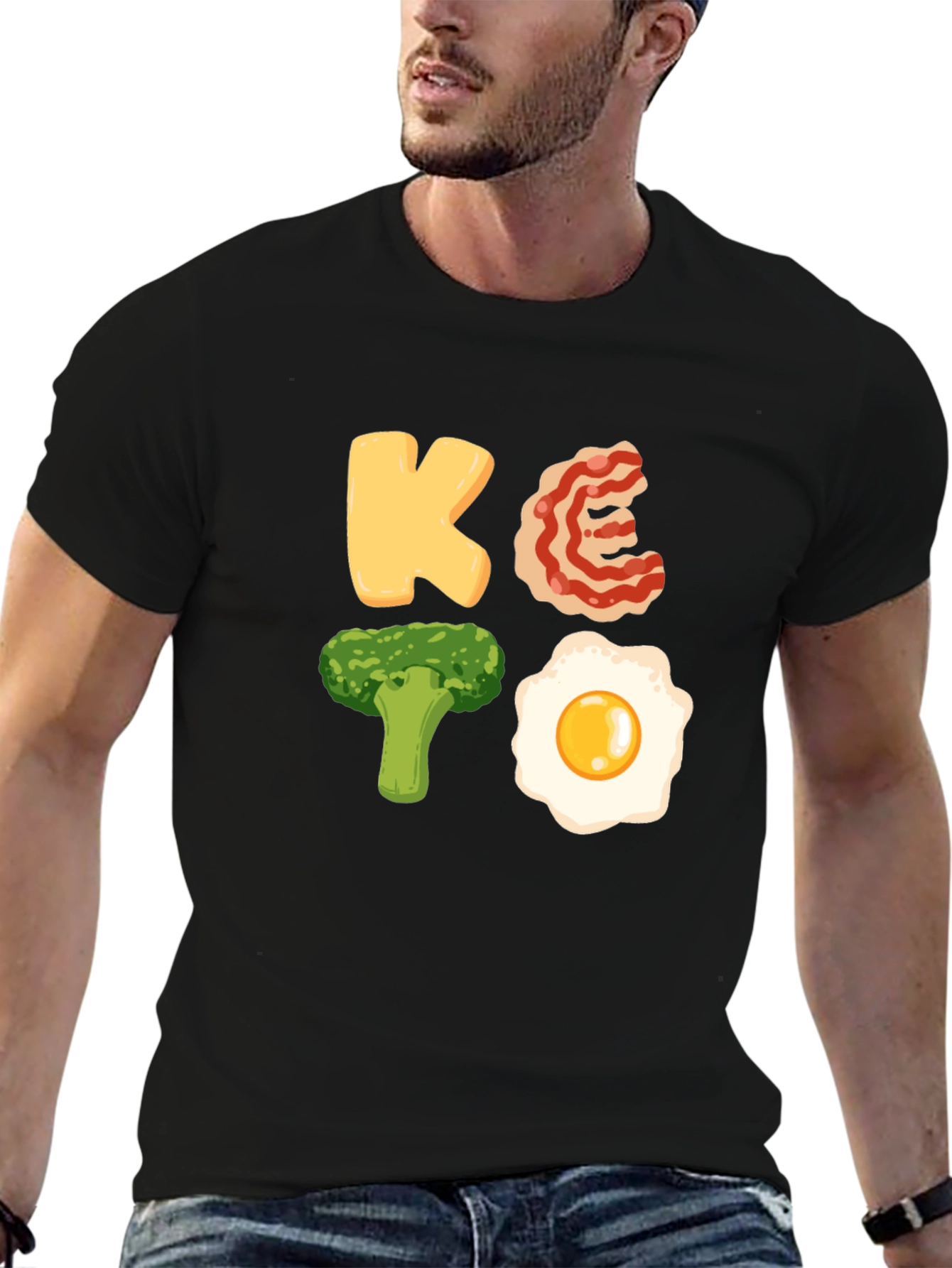 Keto Diet T-Shirt: Funny Food Lover Tee
