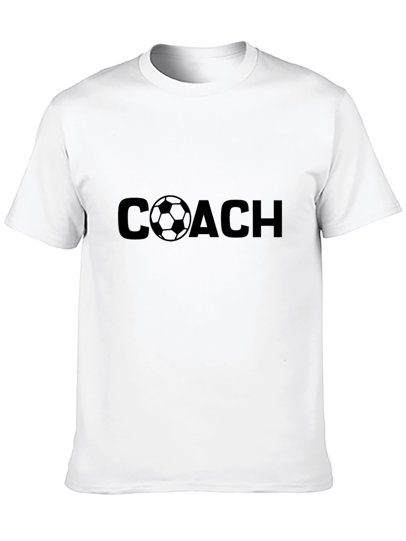Soccer Coach T-Shirt - Black