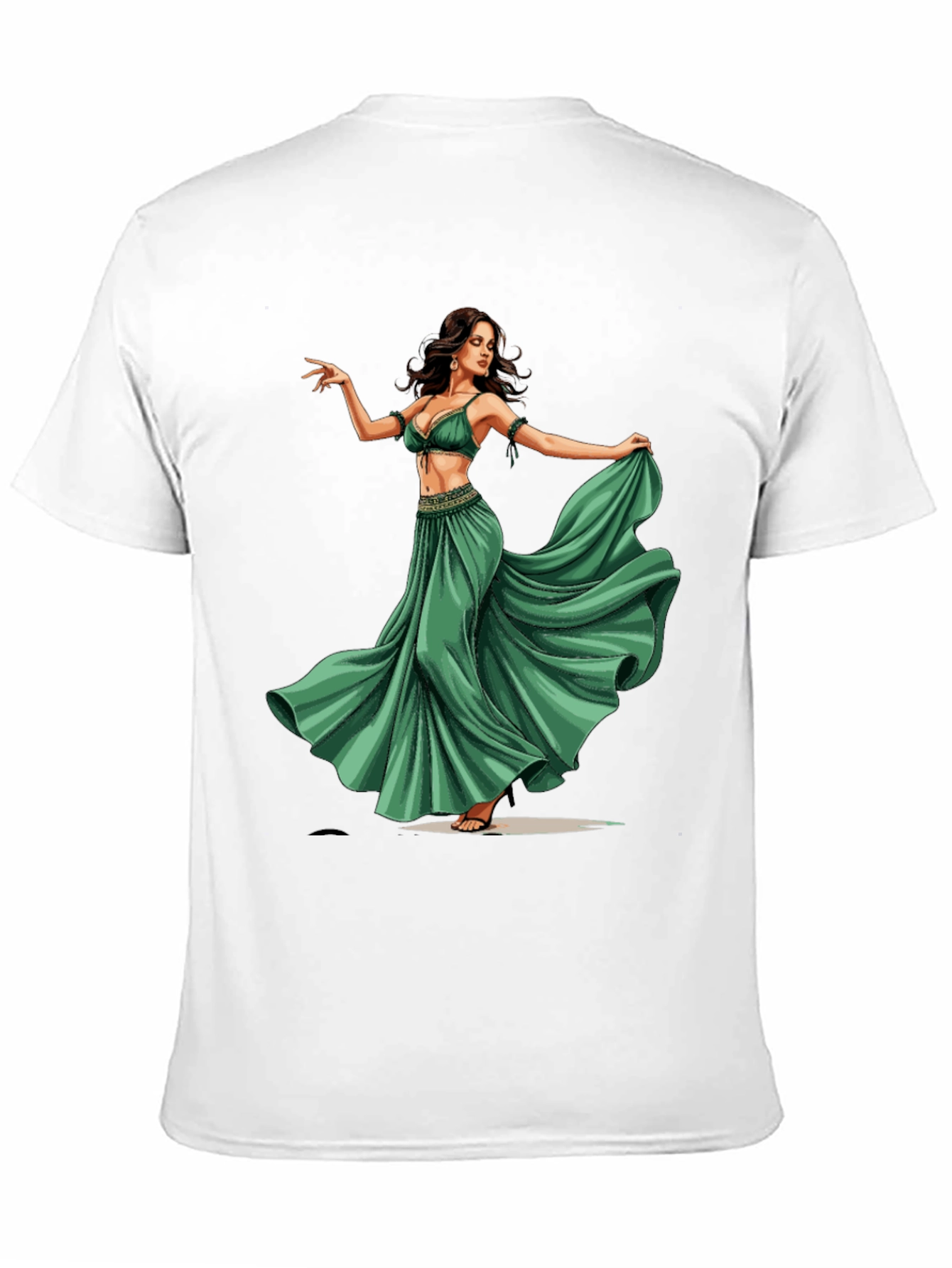 Belly Dancer Graphic Tee - Unique Design