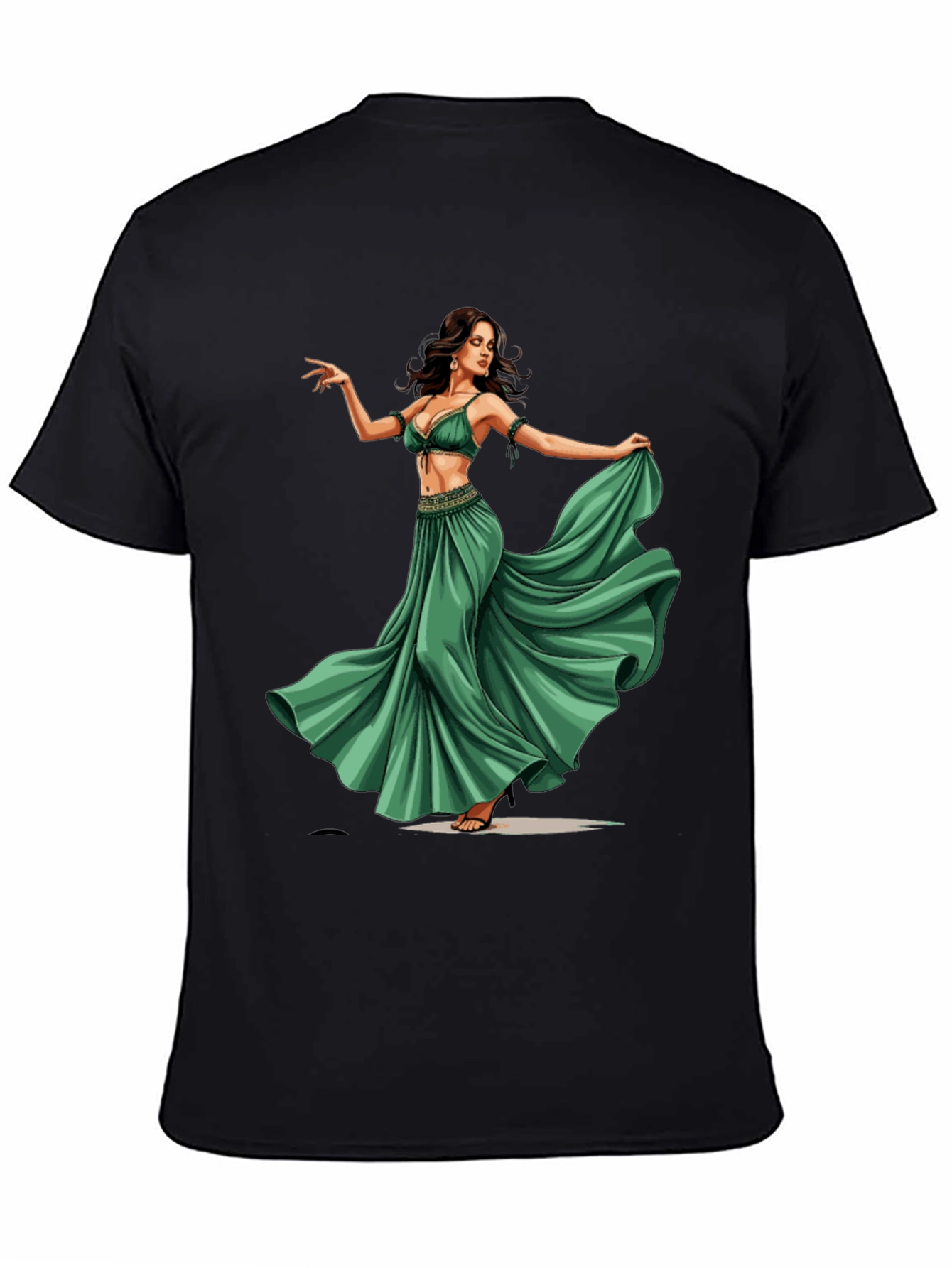 Belly Dancer Graphic Tee - Unique Design